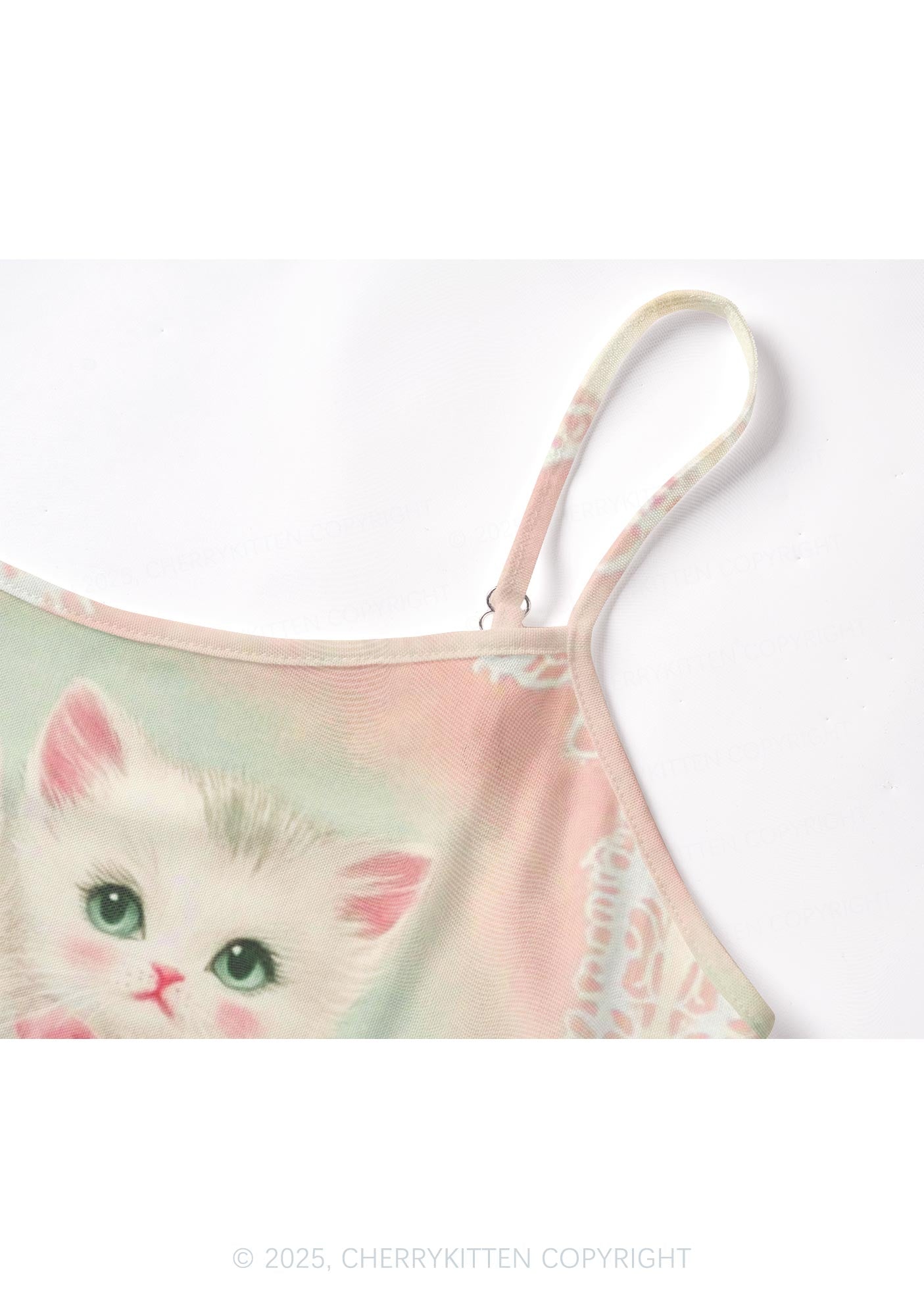 Rose Kitties Y2K Mesh Cami Tank Cherrykitten