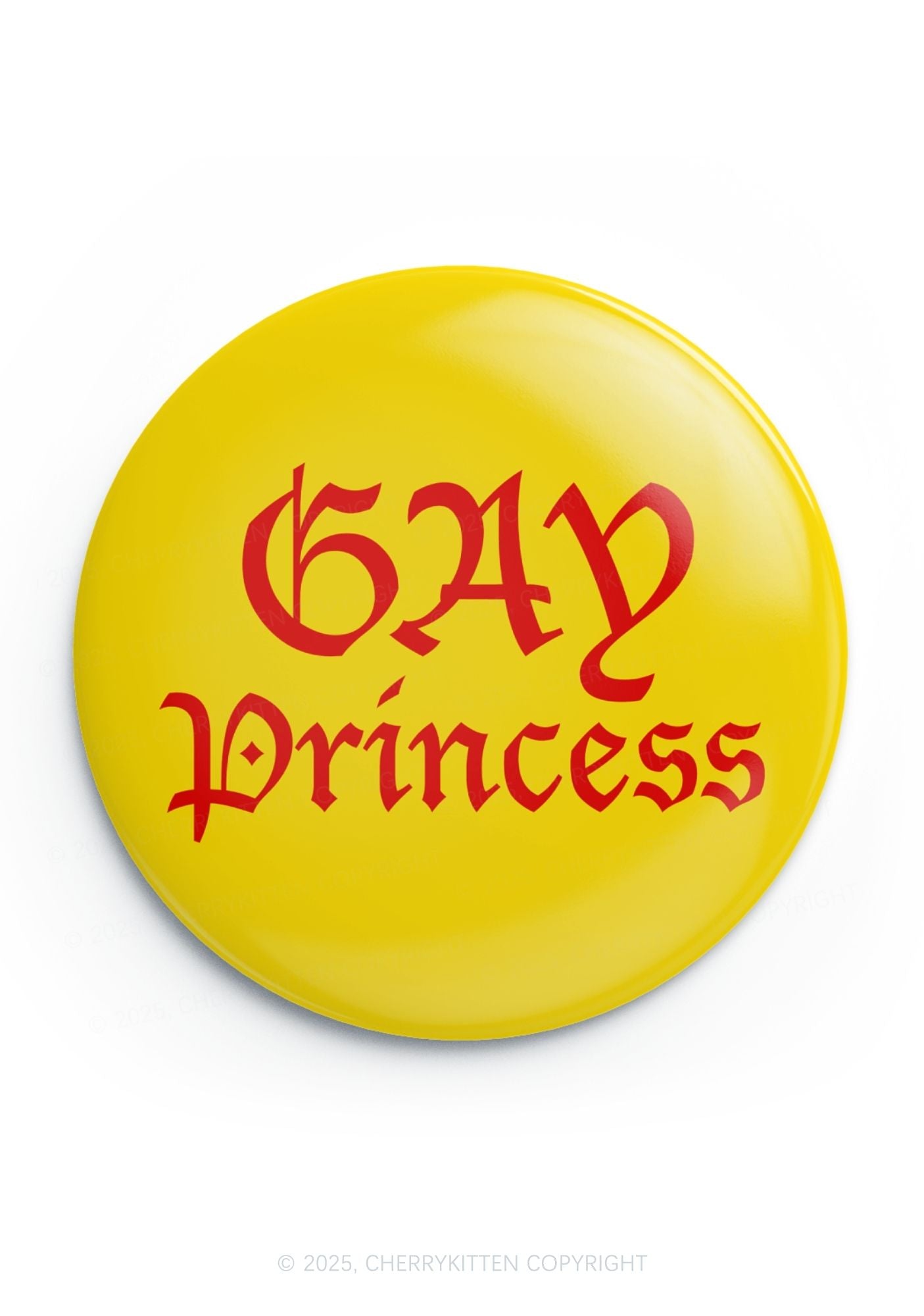 Gay Princess Pride 1Pc Y2K Pin Badge Cherrykitten