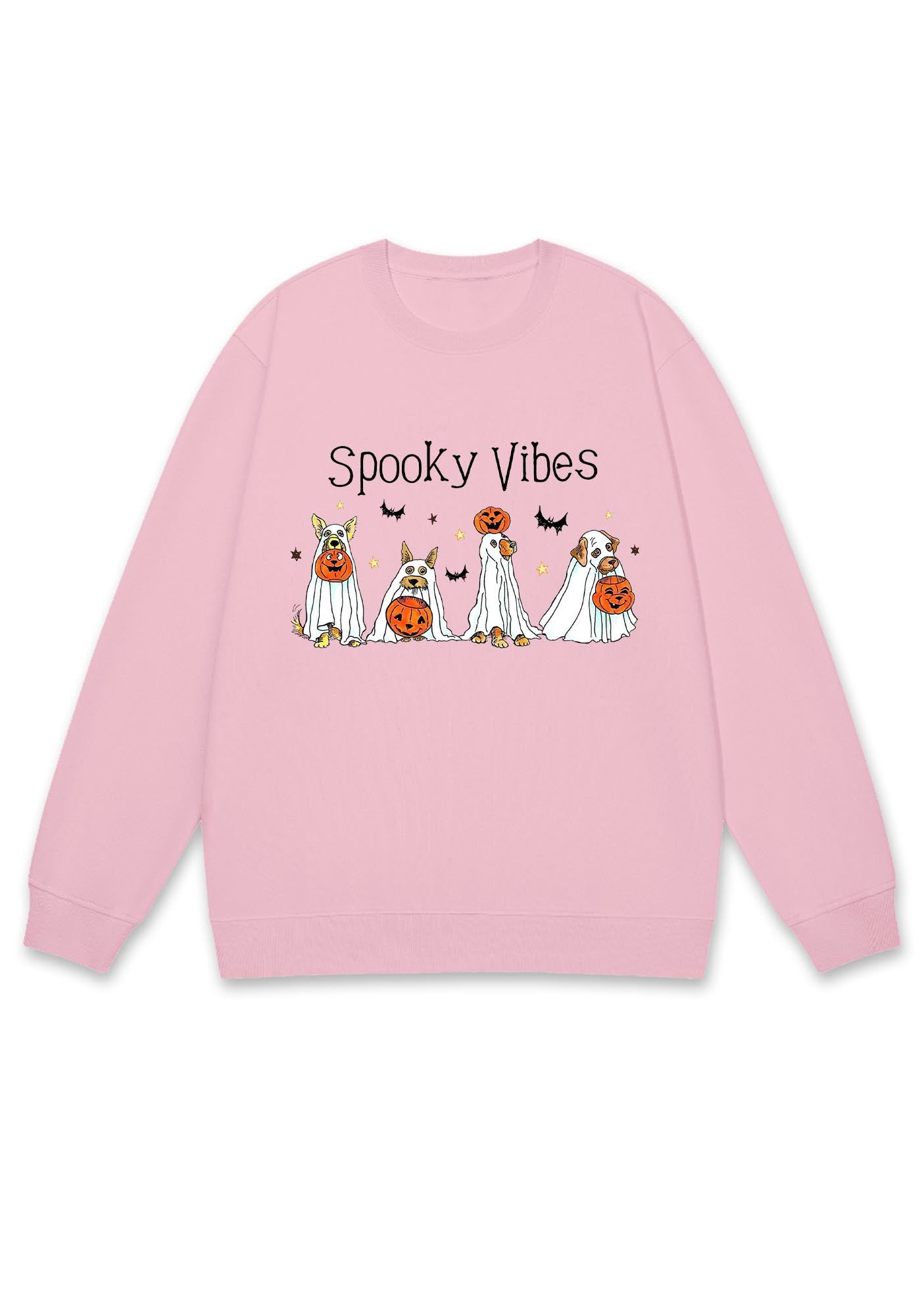 Spooky Vibes Halloween Y2K Sweatshirt Cherrykitten
