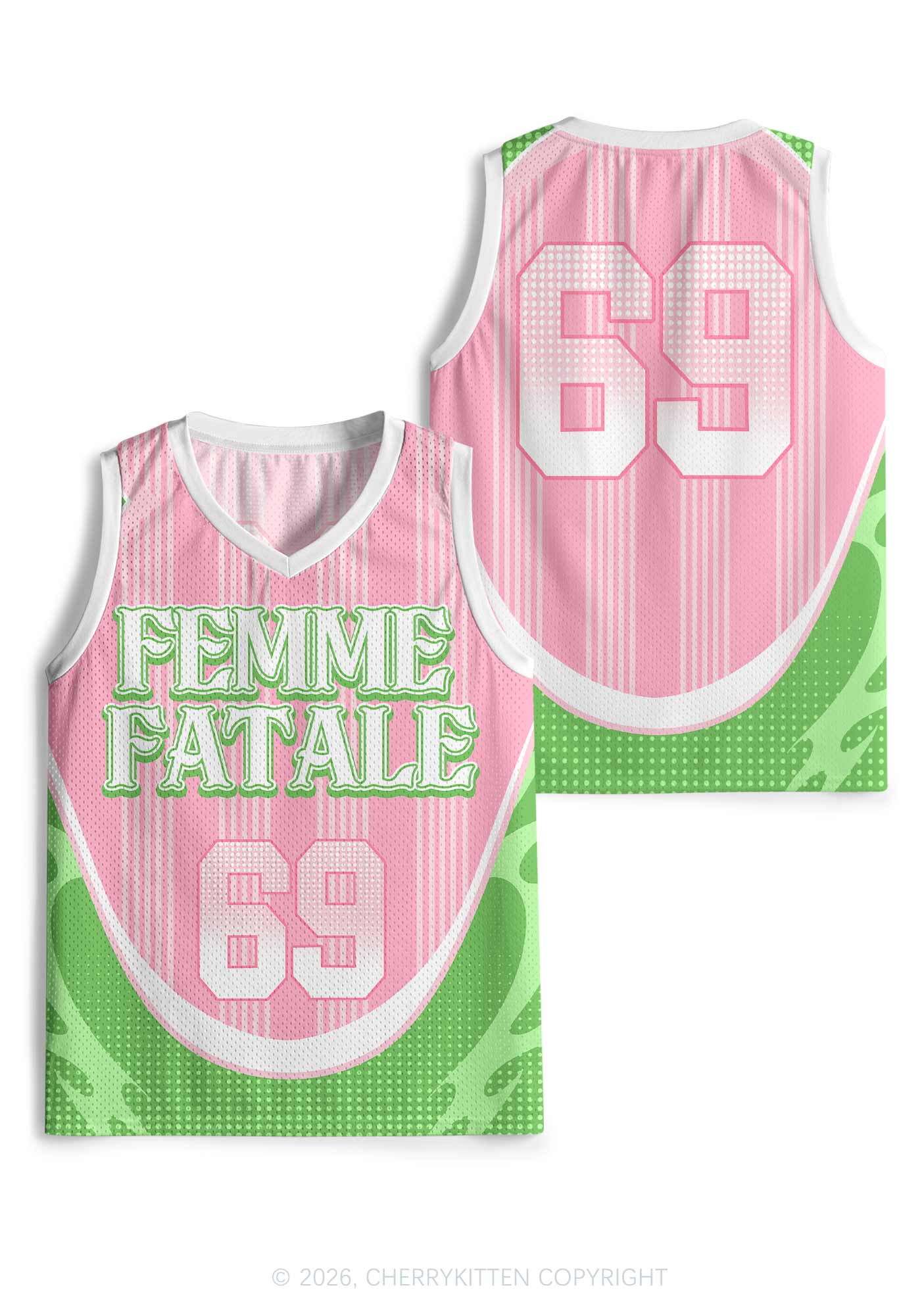 Femme Fatale Pride Y2K Sport Jersey Tank Cherrykitten