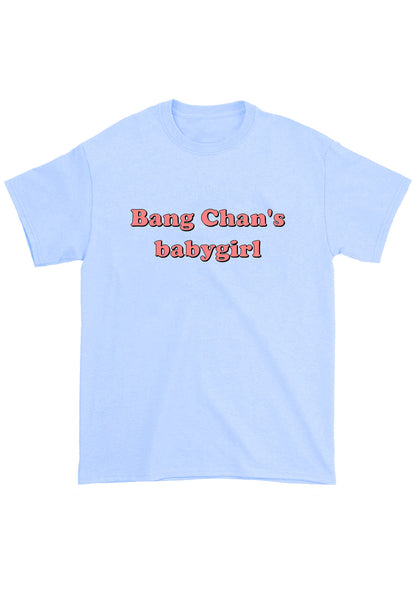 Bang Chan's Babygirl Skz Kpop Chunky Shirt