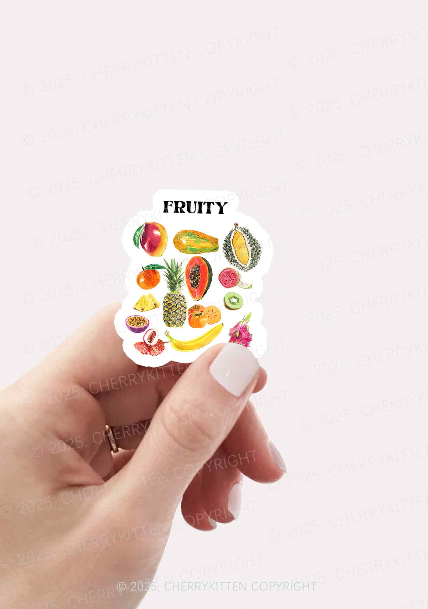 Fruity Pride 1Pc Y2K Sticker Cherrykitten