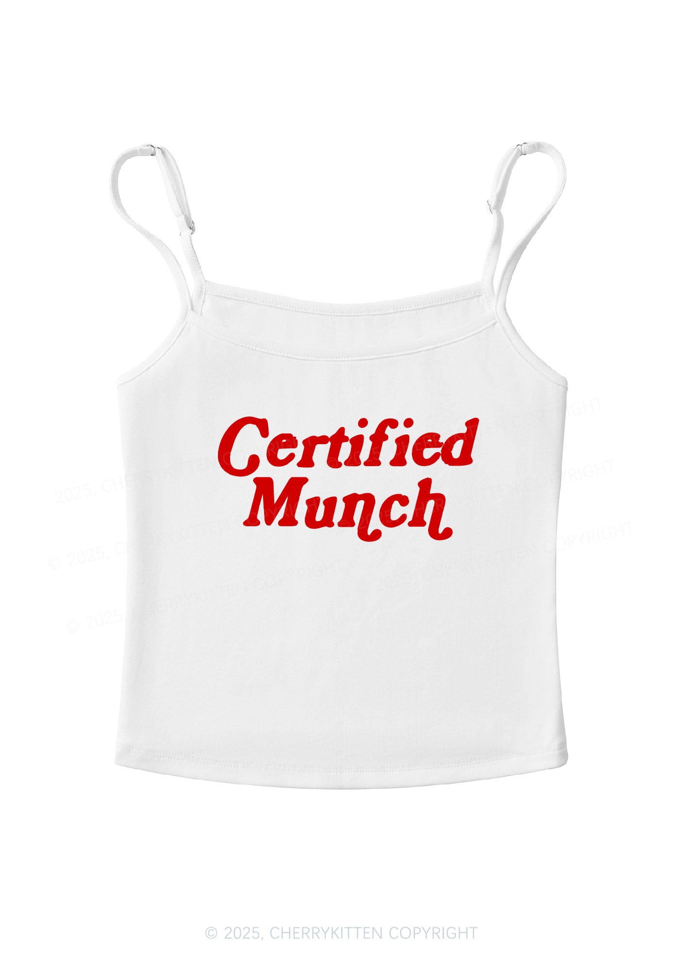 Certified Munch Y2K Spaghetti Strap Cami Cherrykitten