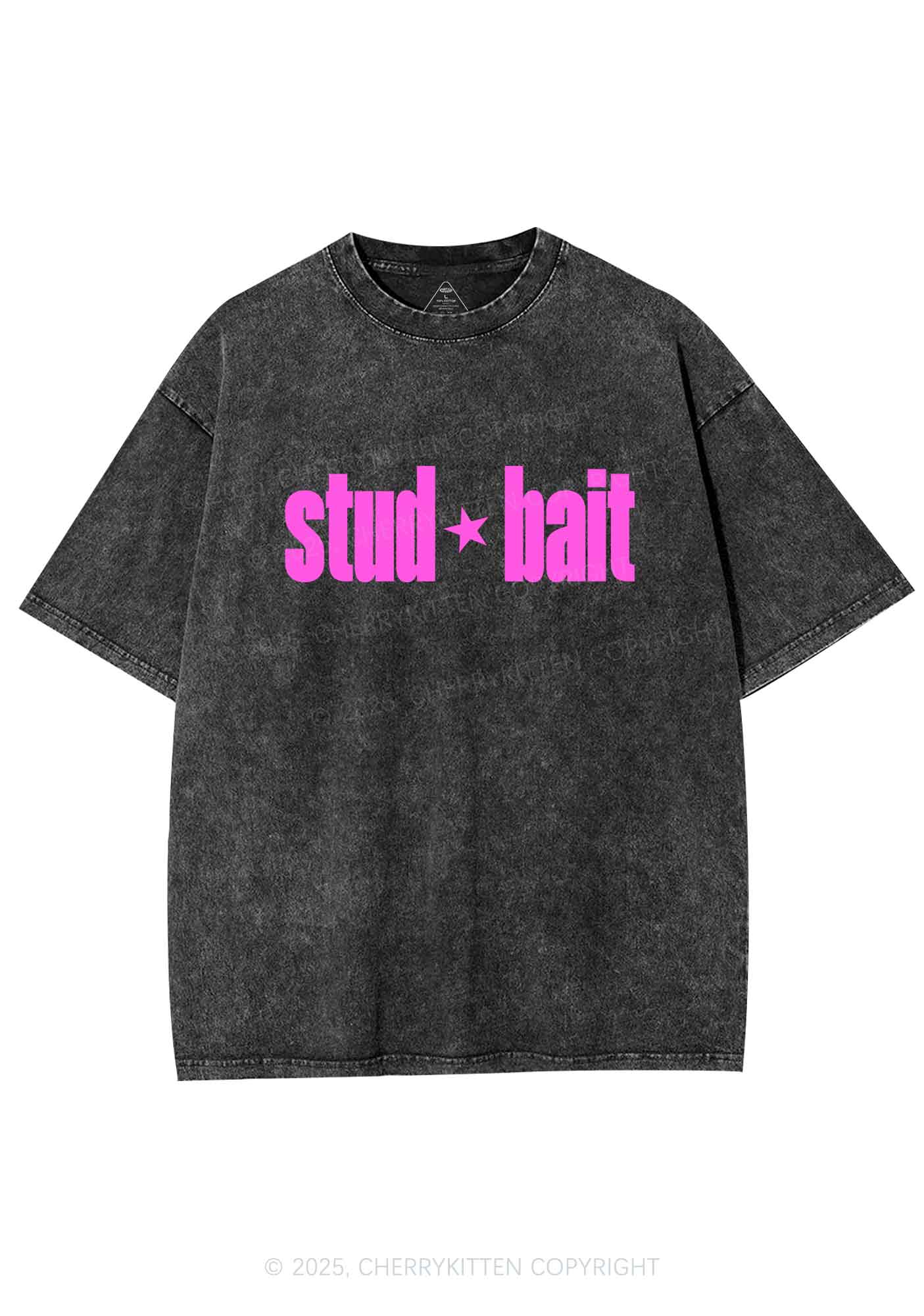 Stud Bait Pride Y2K Shirts Washed Tee Cherrykitten