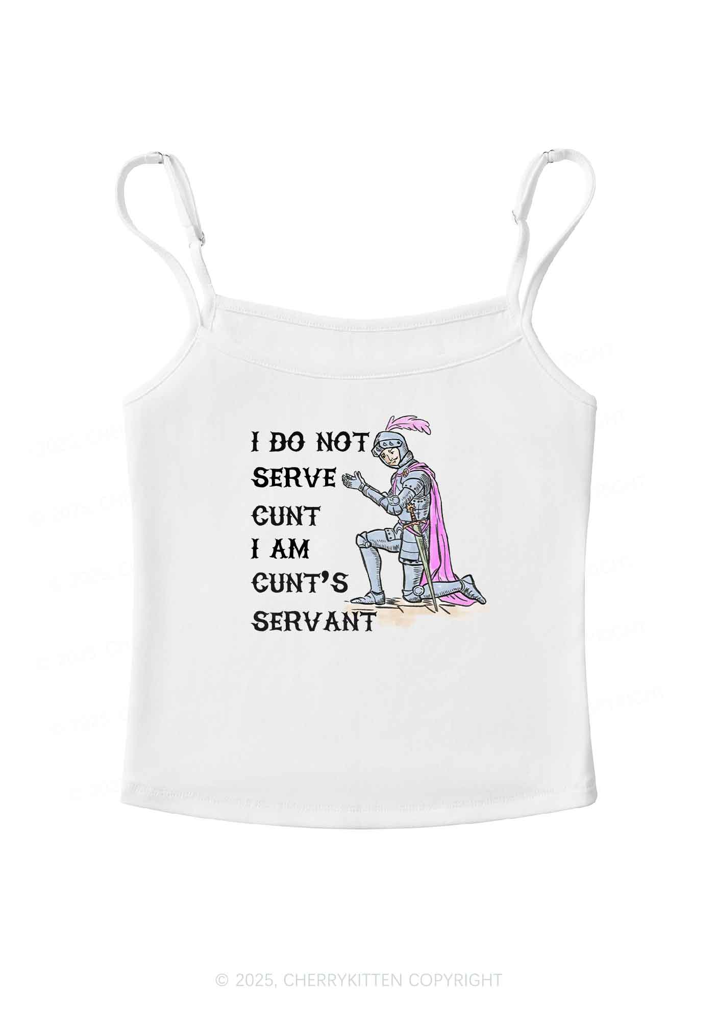 I Am Cxxt Servant Y2K Spaghetti Strap Cami Cherrykitten
