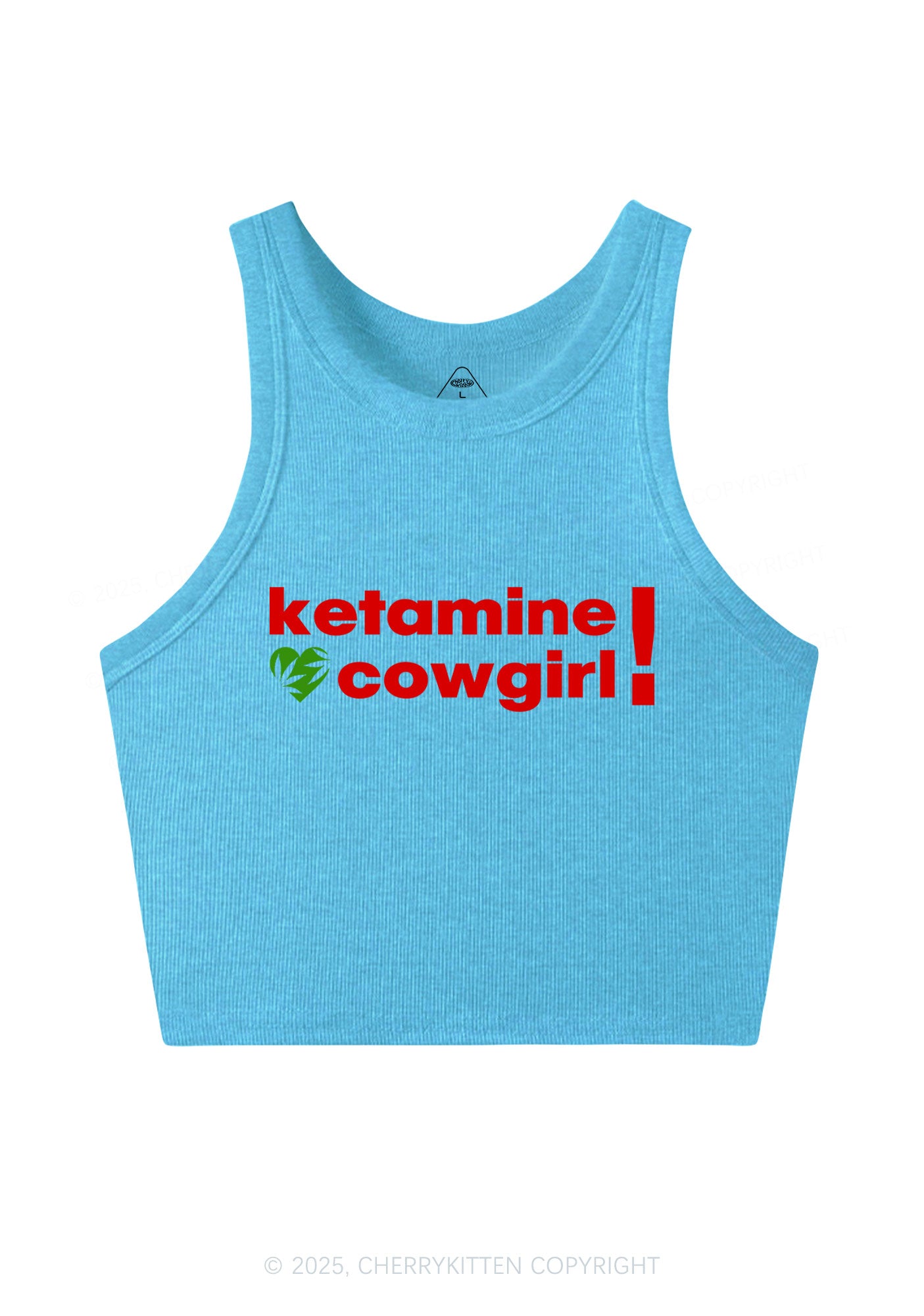 K Cowgirl Y2K Crop Tank Top Cherrykitten