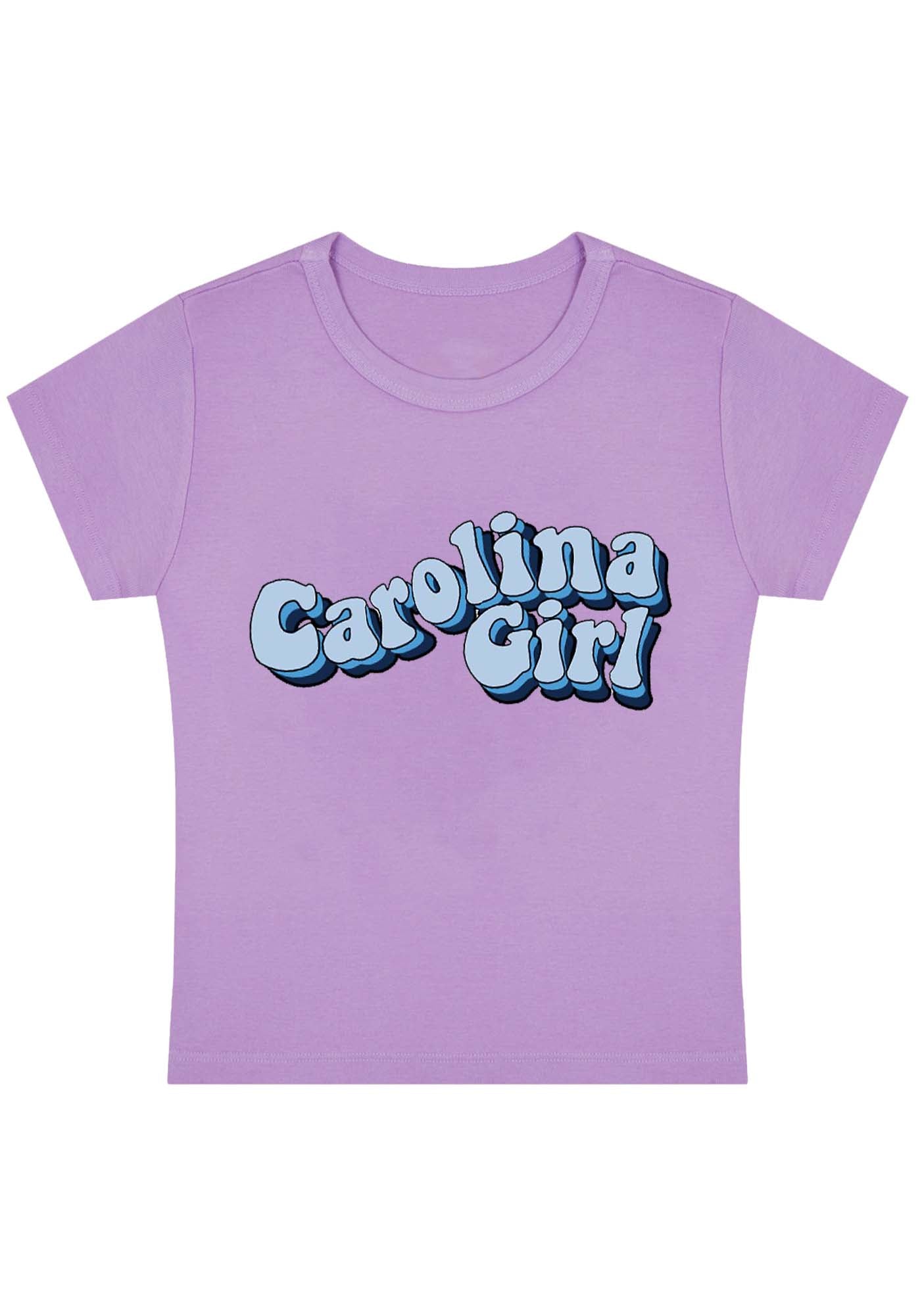 Carolina Girl Y2K Baby Tee