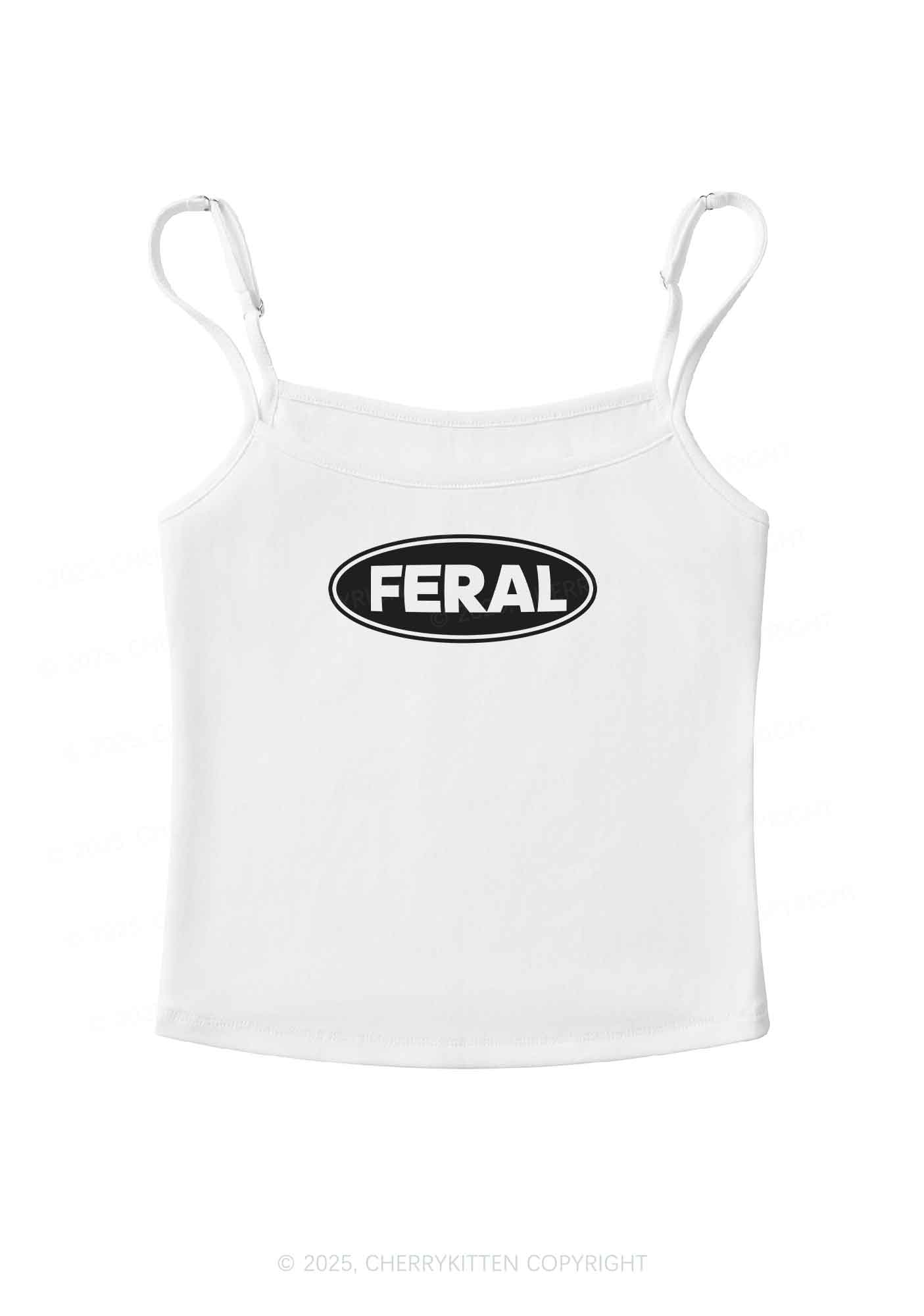 Feral Y2K Spaghetti Strap Cami Cherrykitten