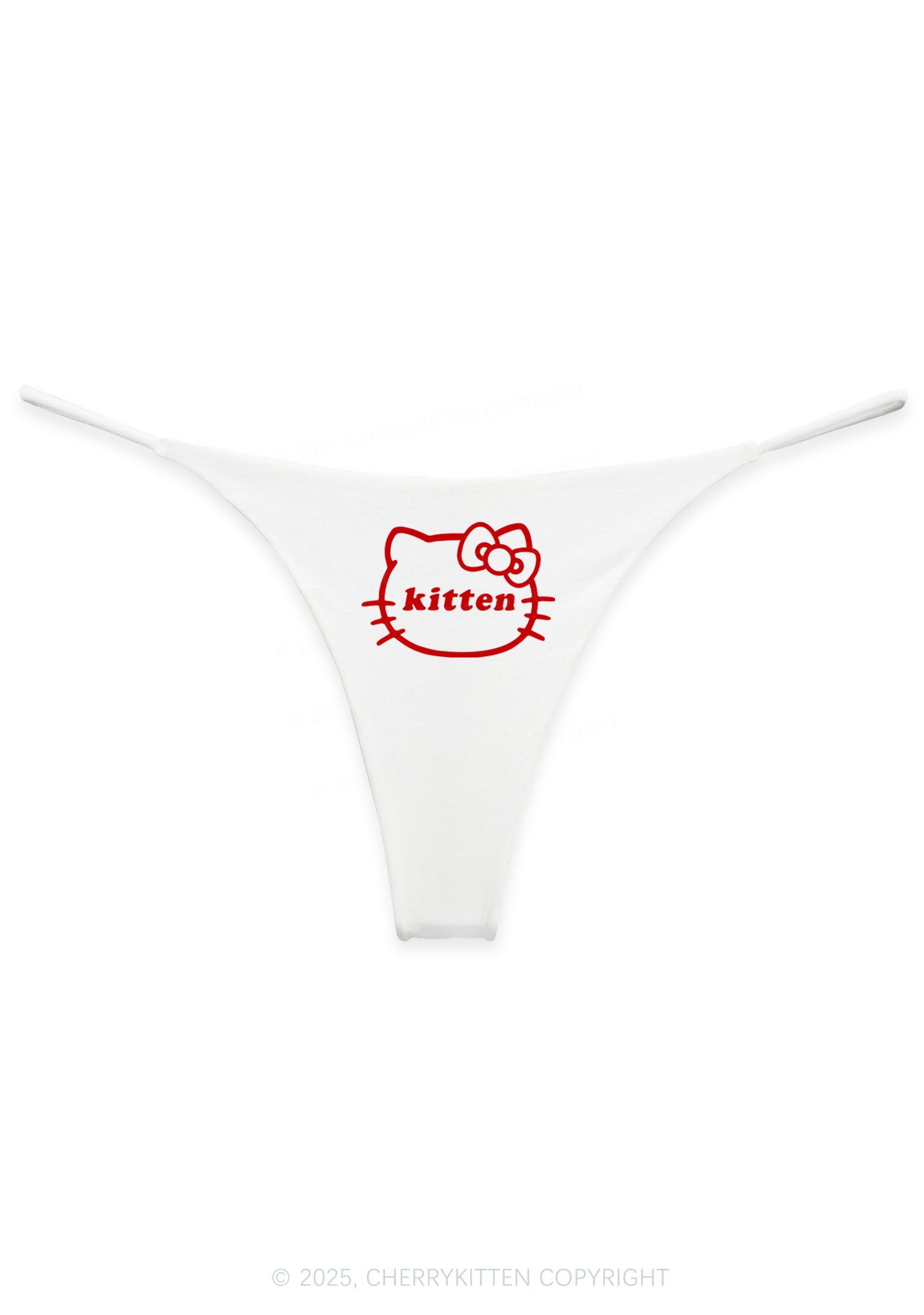 Cute Kitten Y2K Bikini String Thong Cherrykitten