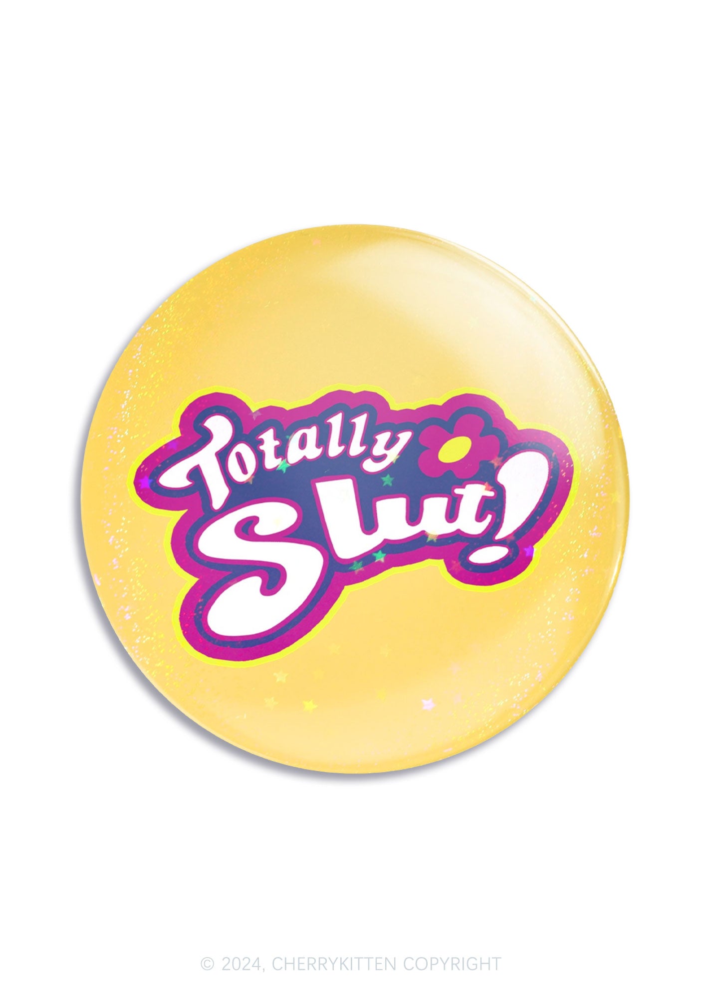 Totally Slxt 1Pc Y2K Pin Badge Cherrykitten