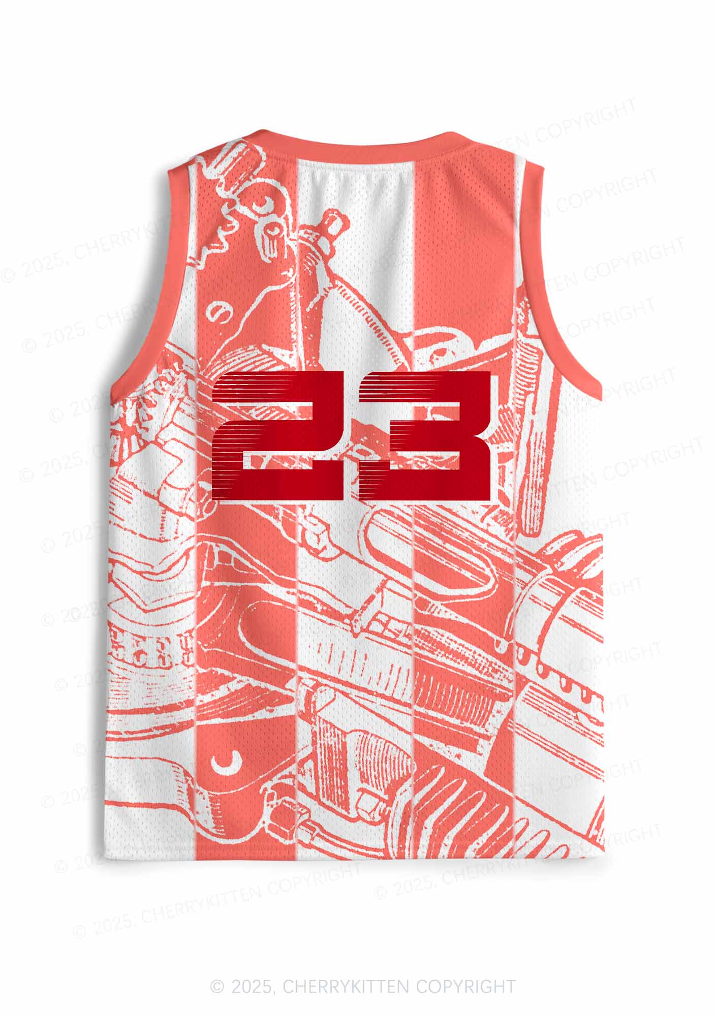 Custom Dont Play Techno Y2K Sport Jersey Tank Cherrykitten