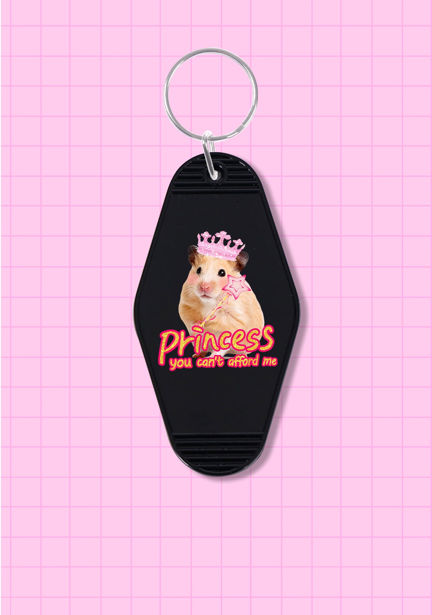 Princess You Can't Afford Me 1Pc Y2K Hotel Keychain Cherrykitten