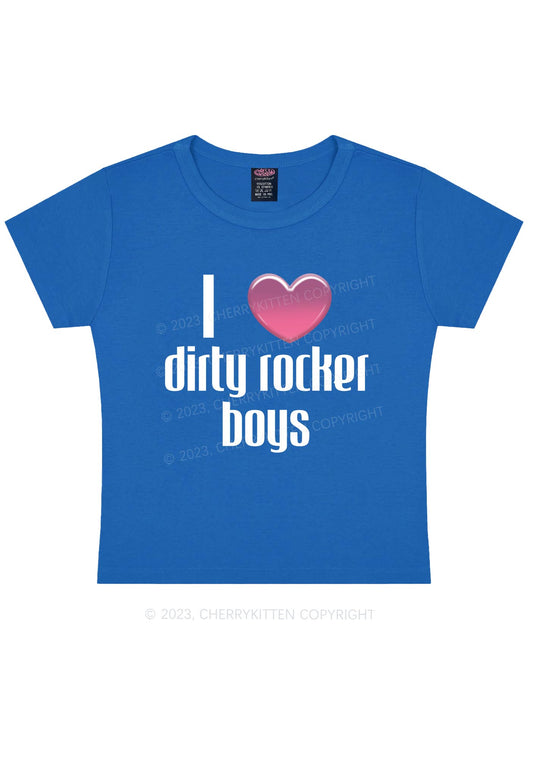 Dirty Rocker Boys Y2K Baby Tee Cherrykitten