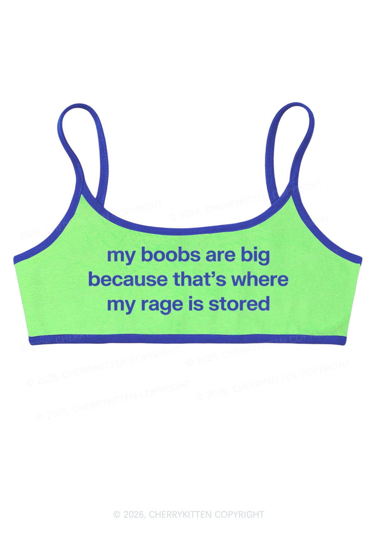 My Bxxbs Stored Rage Y2K Super Crop Cami Cherrykitten