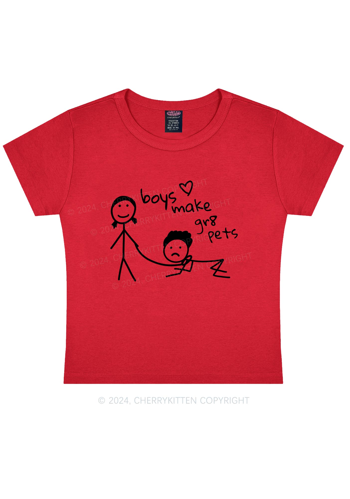 Boys Make Gr8 Pets Y2K Baby Tee