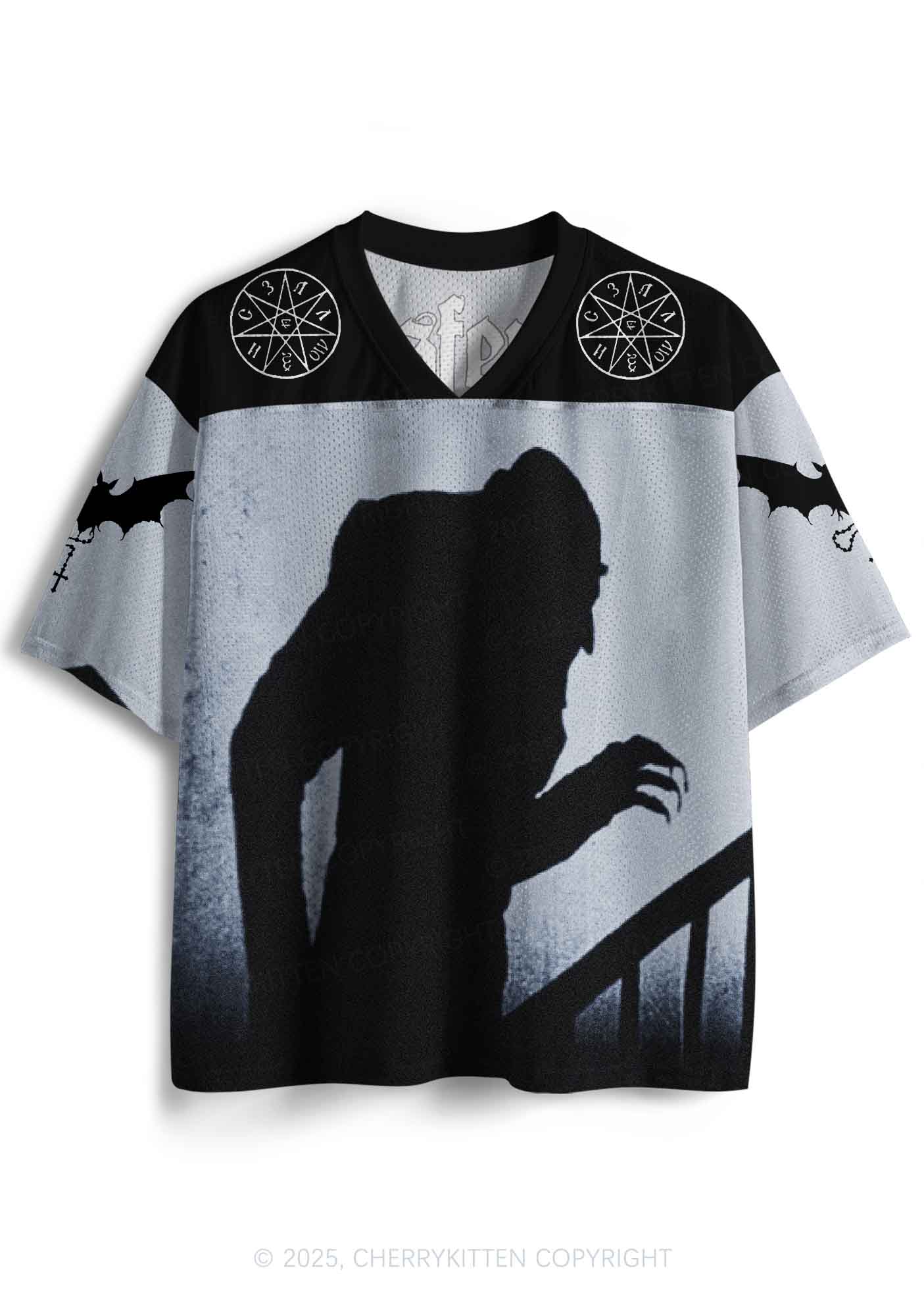 Halloween Custom Horror Shadow Y2K Sport Jersey Shirts Cherrykitten