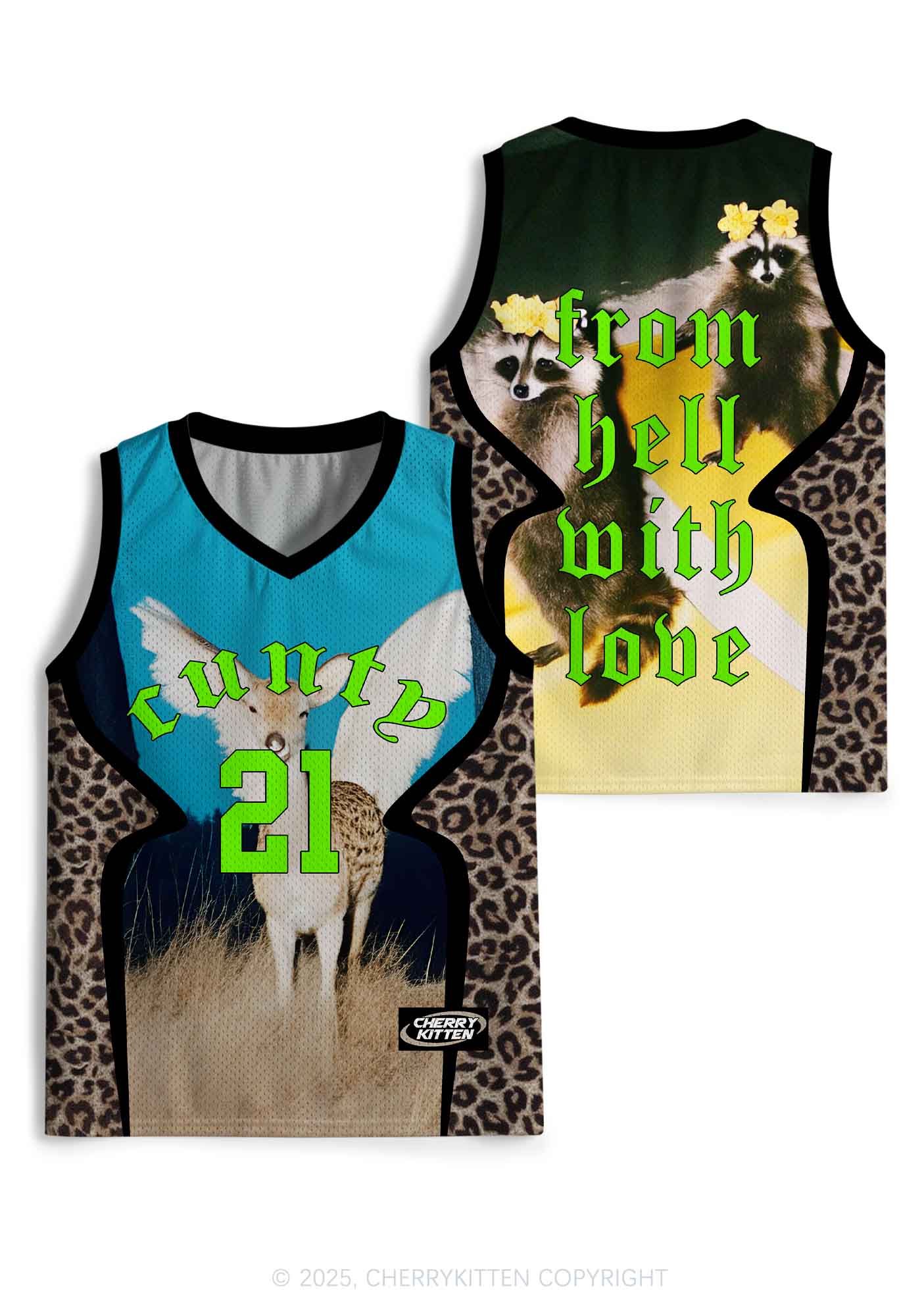 Custom Cunty From Hell With Love Y2K Sport Jersey Tank Cherrykitten