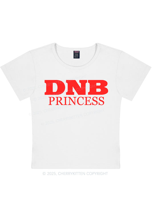 DNB Princess Y2K Baby Tee Cherrykitten