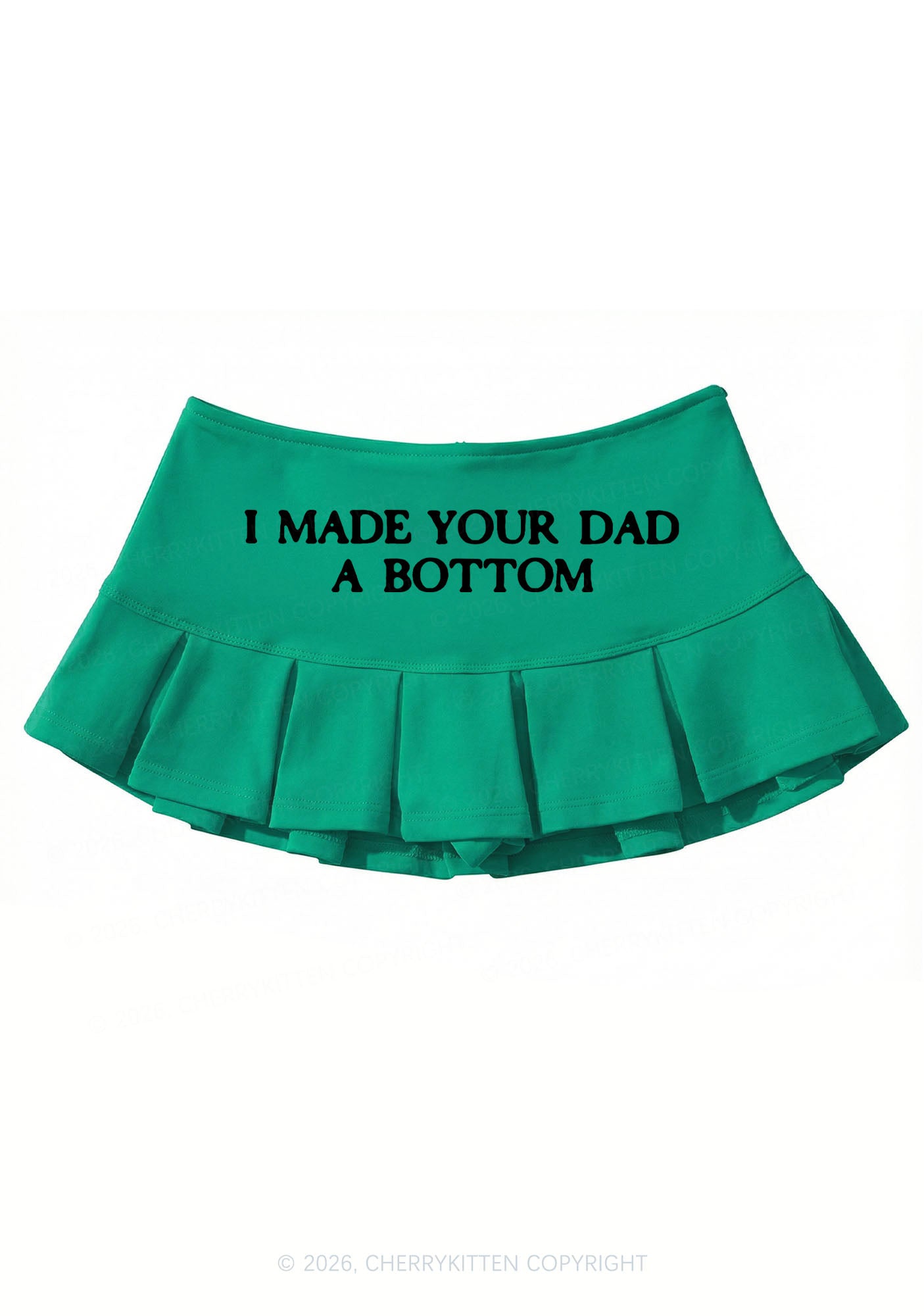 Made Your Dad A Bottom Pride Y2K Mini Pleated Skirts Cherrykitten