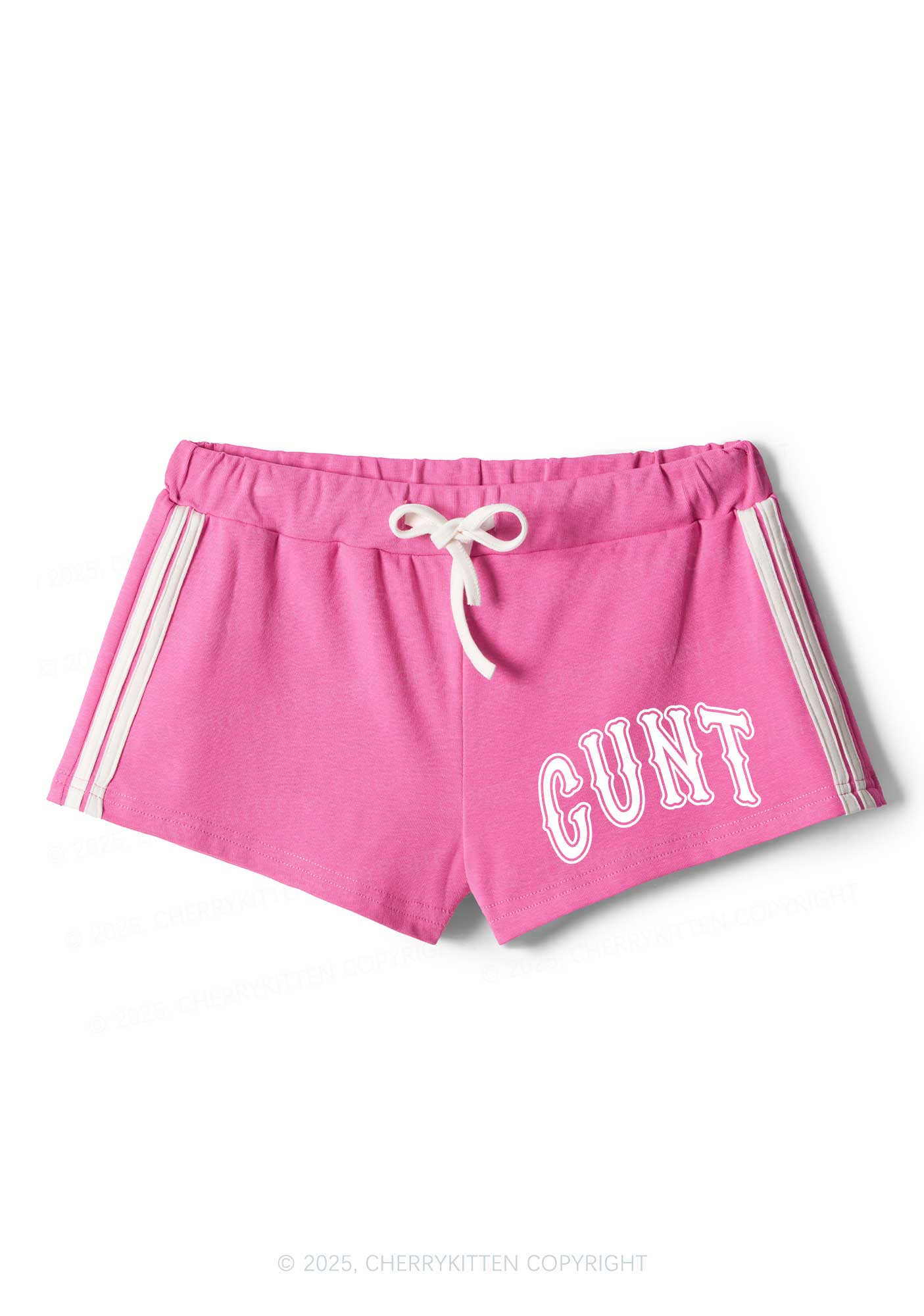 Cxxt Y2K Drawstring Mini Shorts Cherrykitten