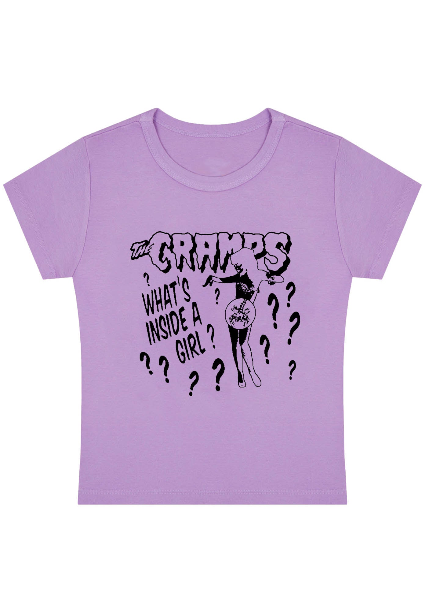 What's Inside A Girl Y2K Baby Tee