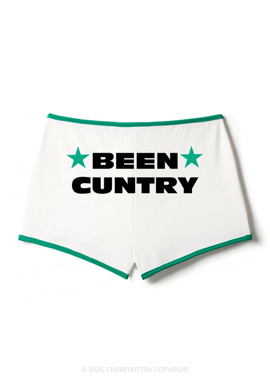 Been Cuntry Y2K Contrast Mini Shorts Cherrykitten