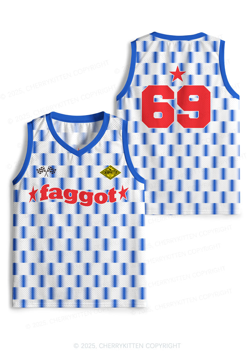 Custom Red Stars Faggot Pride Y2K Sport Jersey Tank Cherrykitten