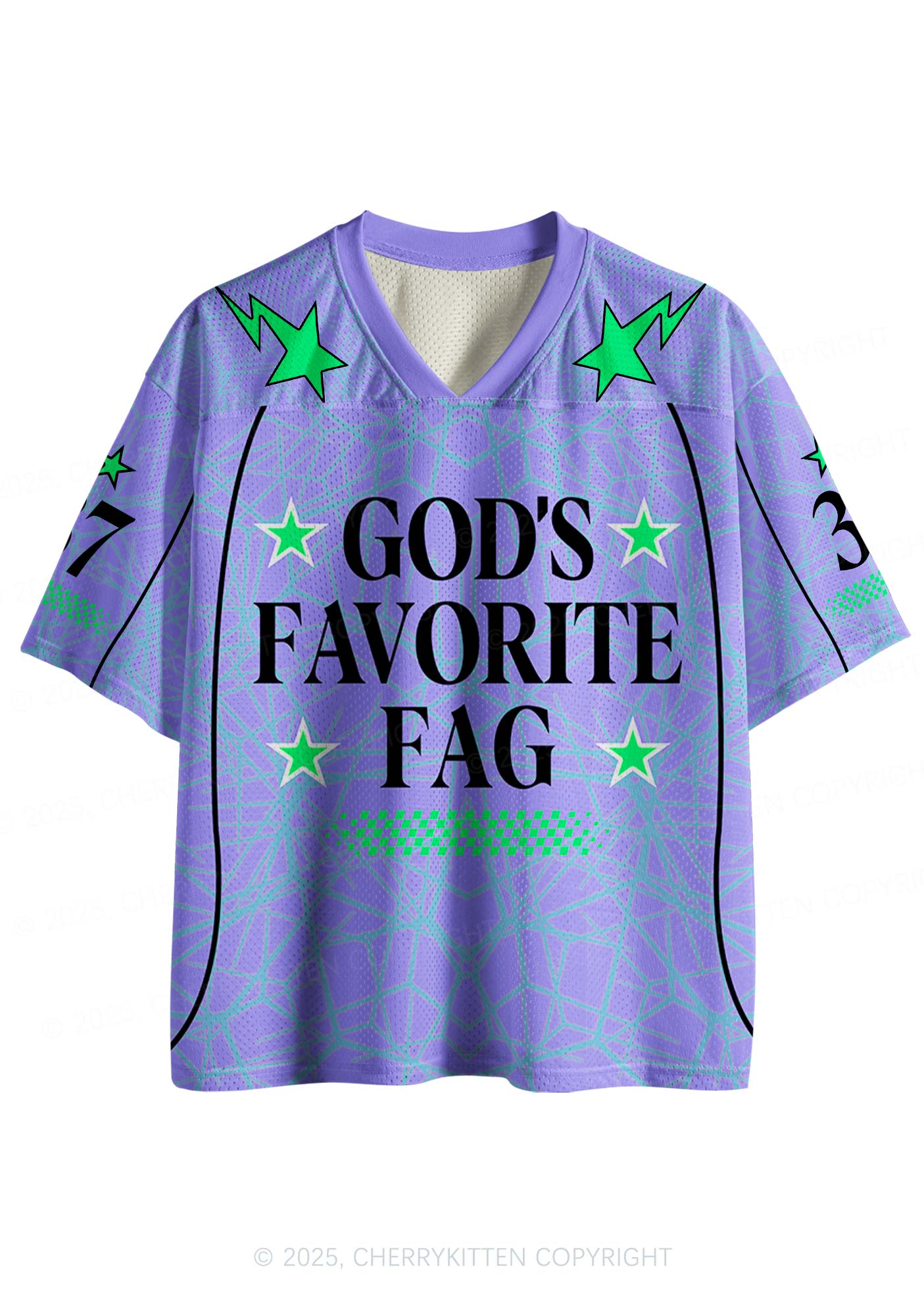 Custom Purple Gods Favorite Fag Pride Y2K Sport Jersey Shirts Cherrykitten