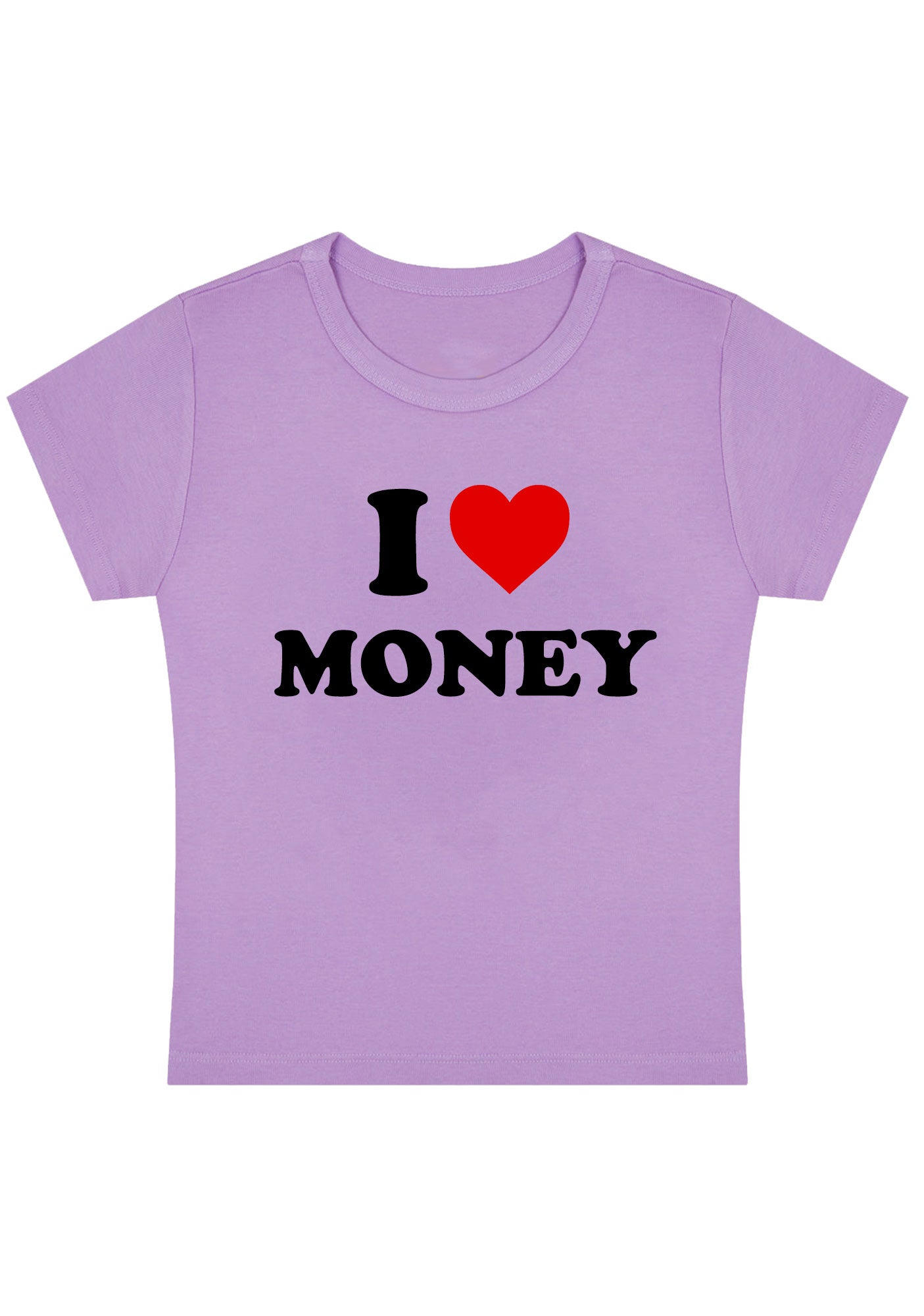 I Love Money Y2K Baby Tee