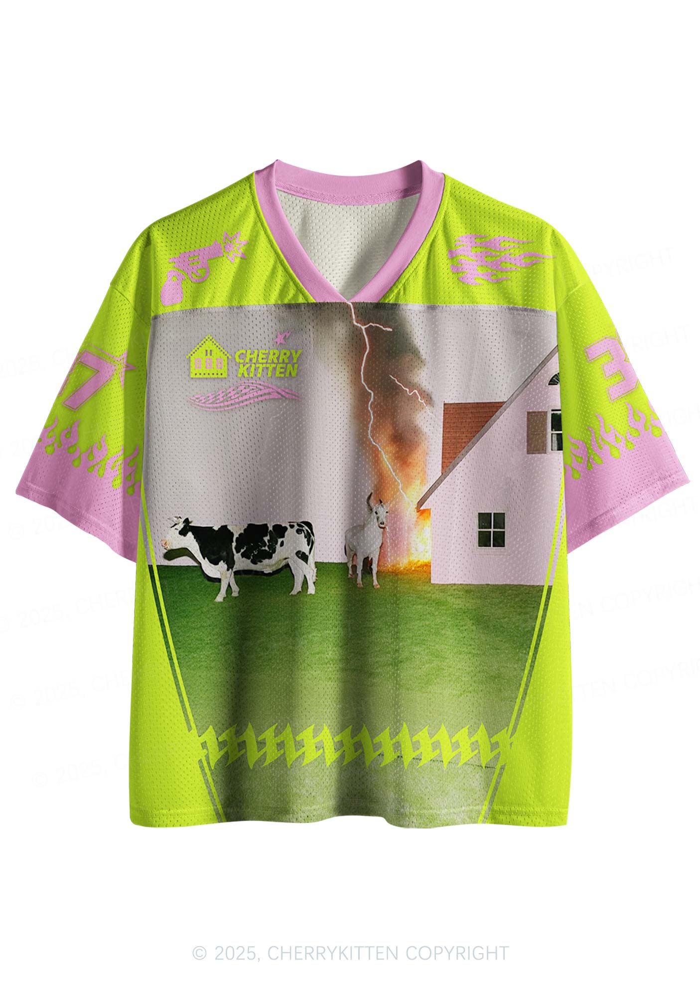 Custom Pony Cow Y2K Sport Jersey Shirts Cherrykitten