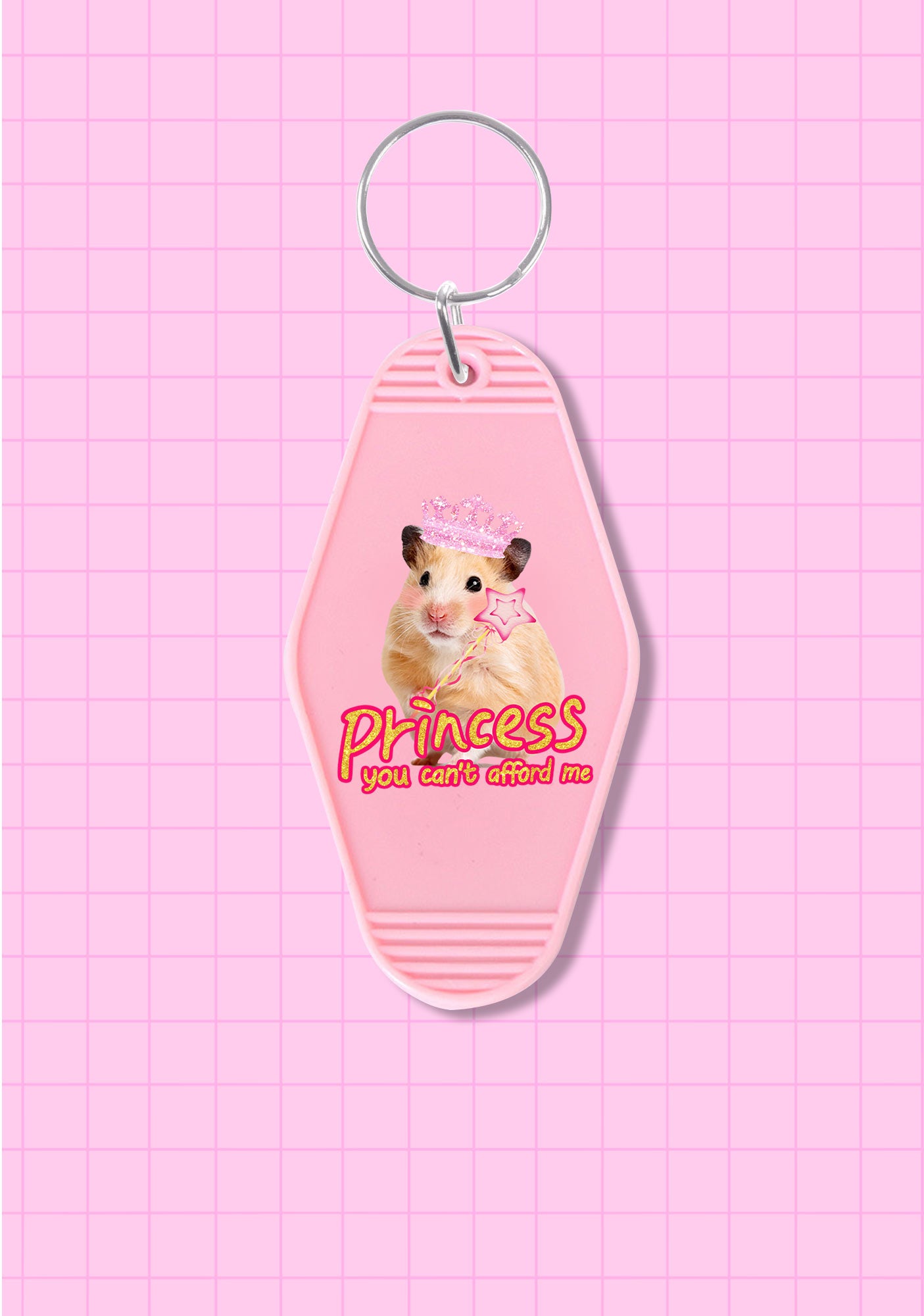 Princess You Can't Afford Me 1Pc Y2K Hotel Keychain Cherrykitten