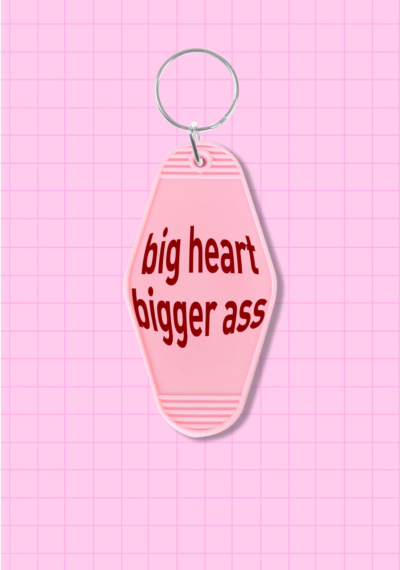 Big Heart 1Pc Y2K Hotel Keychain Cherrykitten