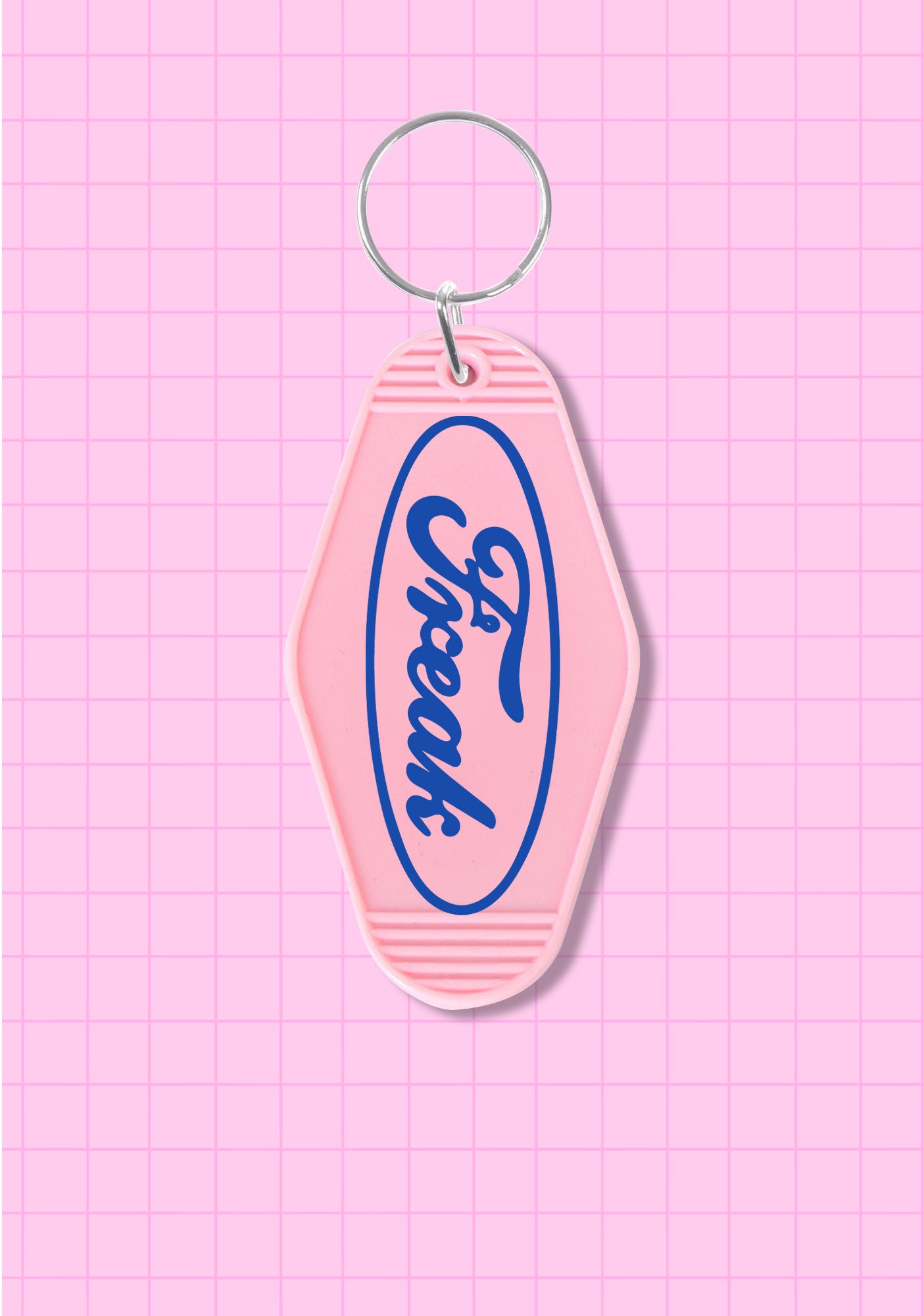 Oval Freak 1Pc Y2K Hotel Keychain Cherrykitten