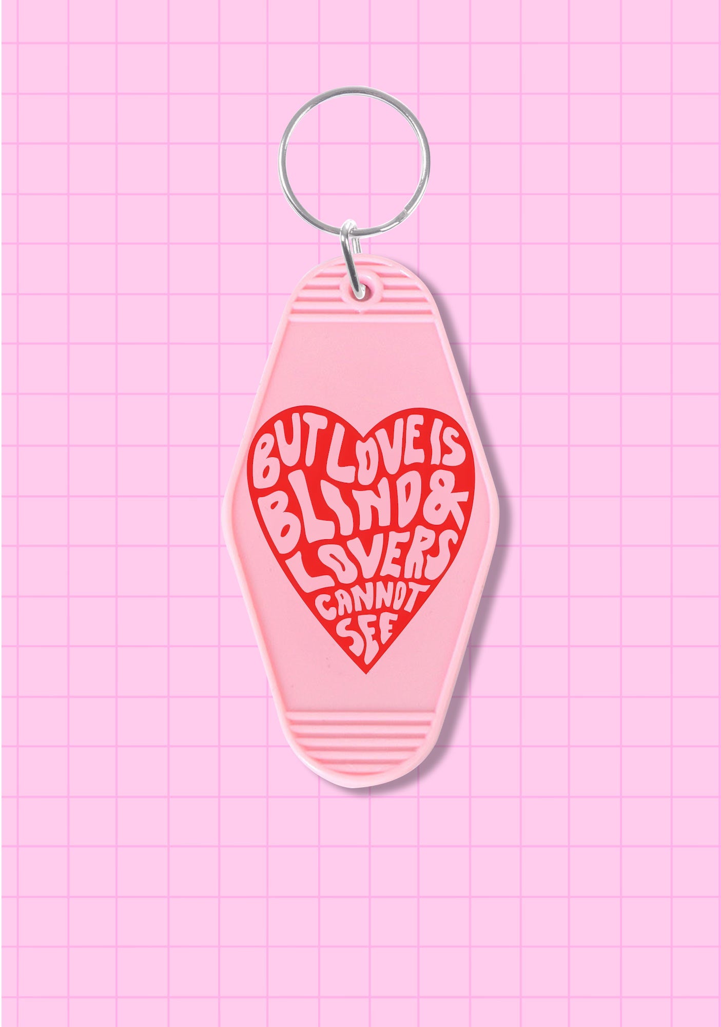 Love Is Blind 1Pc Y2K Hotel Keychain Cherrykitten