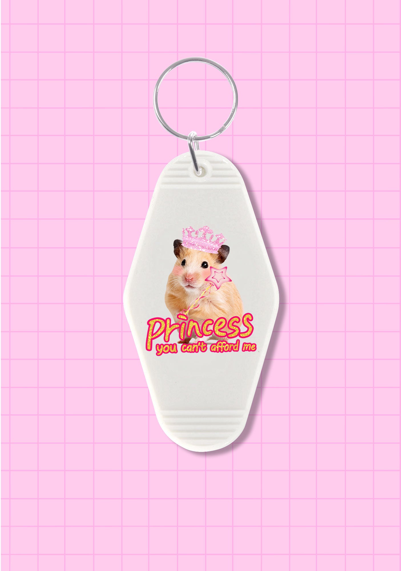 Princess You Can't Afford Me 1Pc Y2K Hotel Keychain Cherrykitten
