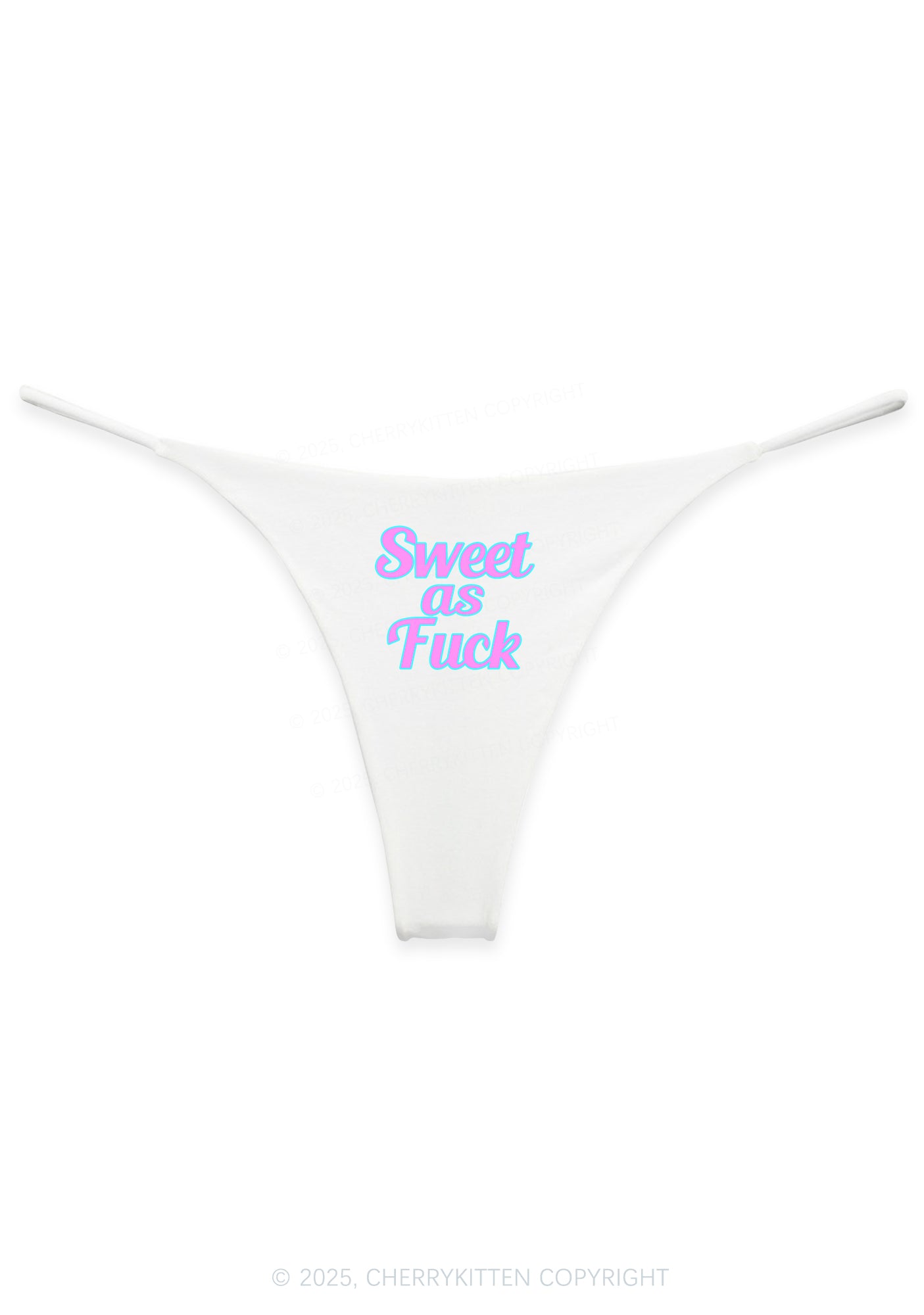 Sweet As Fxxk Y2K Bikini String Thong Cherrykitten