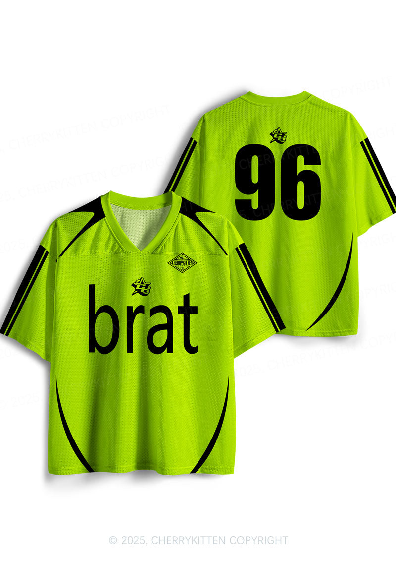 Cutsom Green Bart Team Y2K Sport Jersey Shirts Cherrykitten