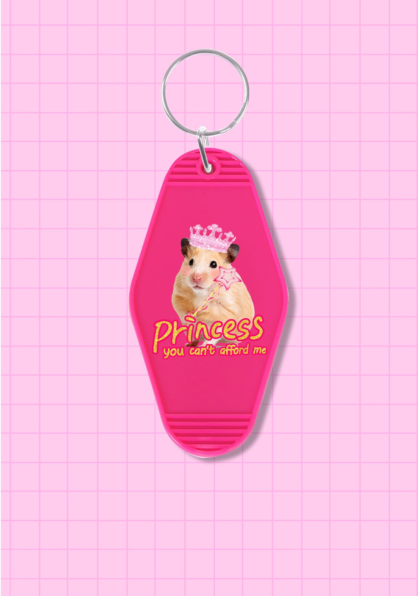 Princess You Can't Afford Me 1Pc Y2K Hotel Keychain Cherrykitten