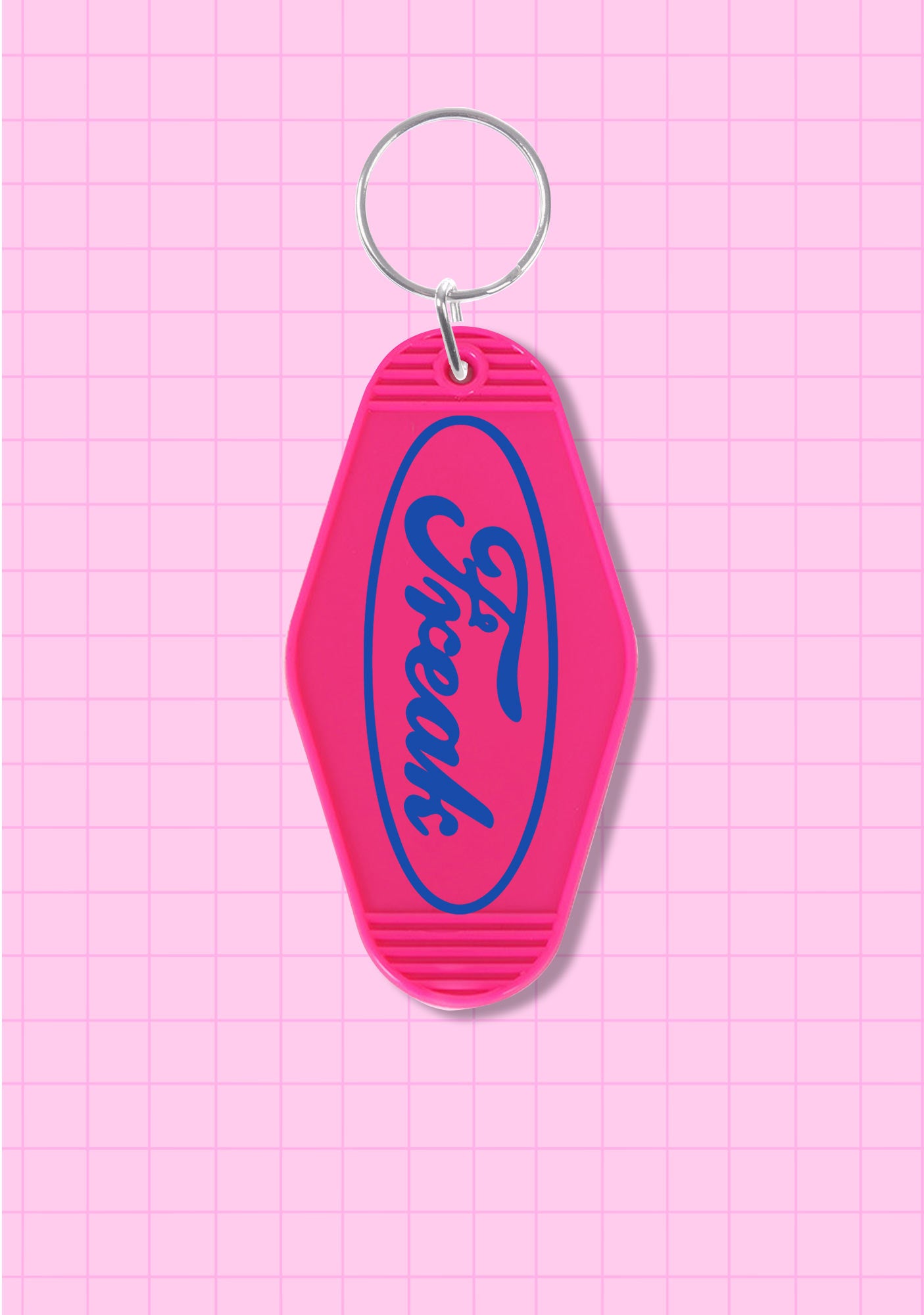 Oval Freak 1Pc Y2K Hotel Keychain Cherrykitten