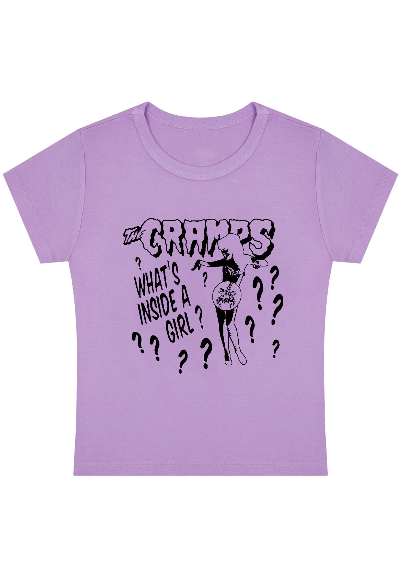 Curvy What's Inside A Girl Baby Tee