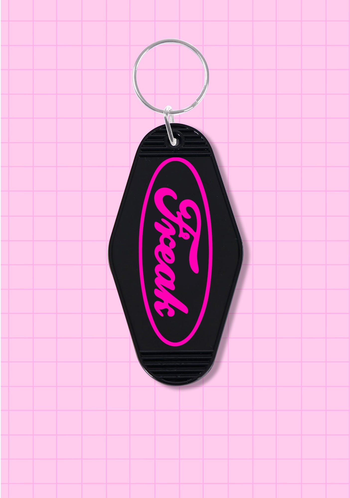 Oval Freak 1Pc Y2K Hotel Keychain Cherrykitten