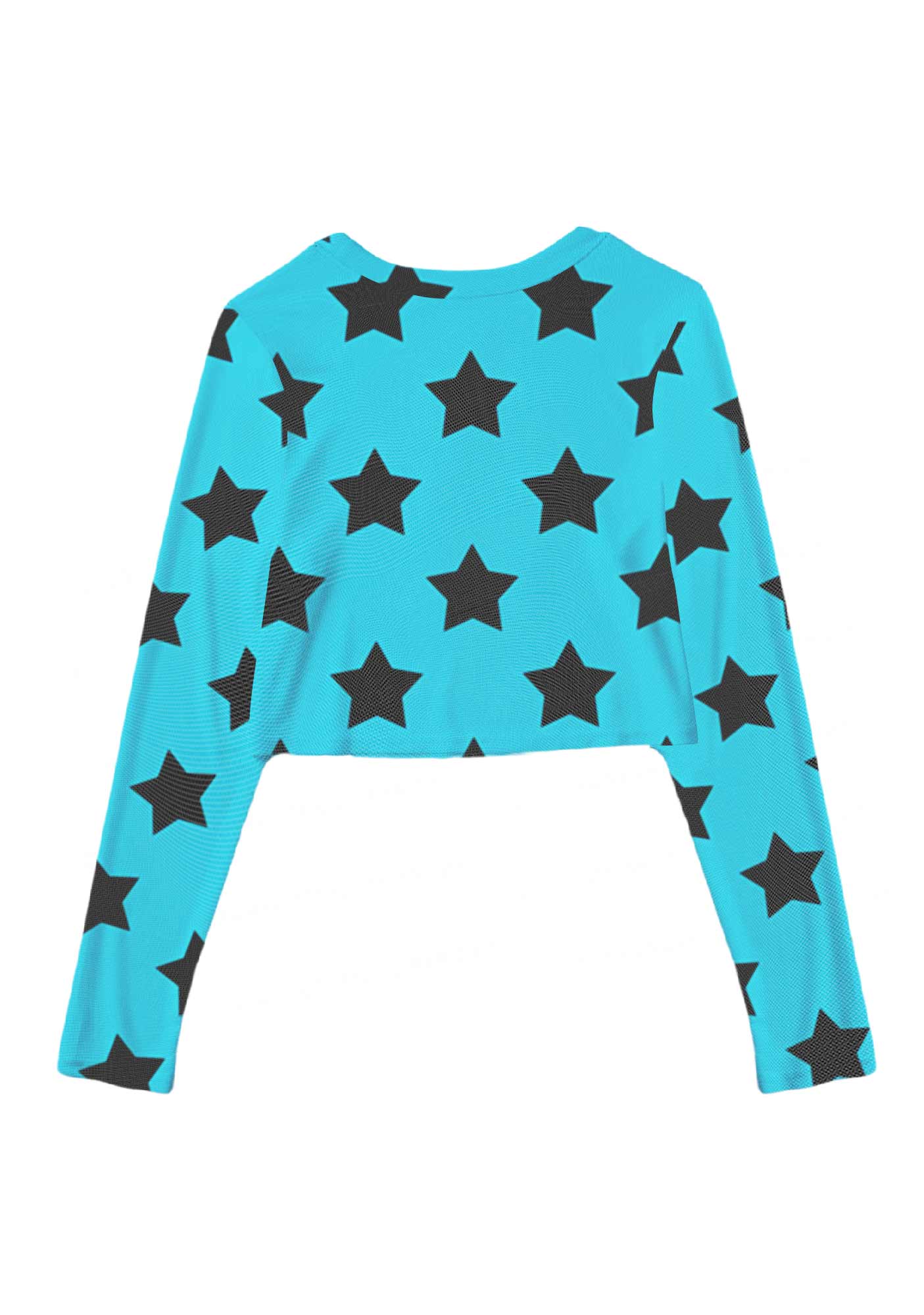 Punk Red Heart Y2K Mesh Long Sleeve Crop Top Cherrykitten