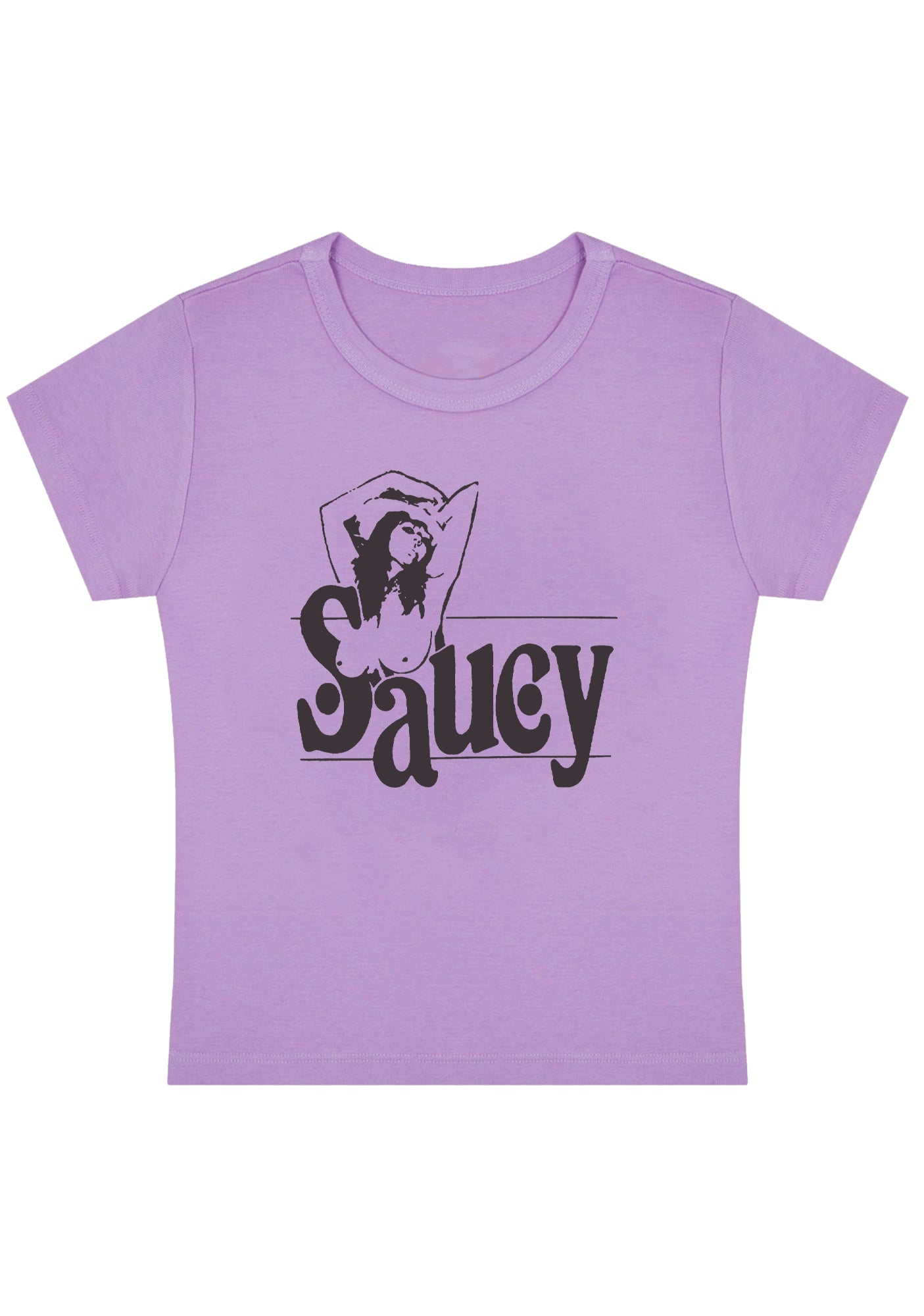 Curvy Saucy Girl Baby Tee