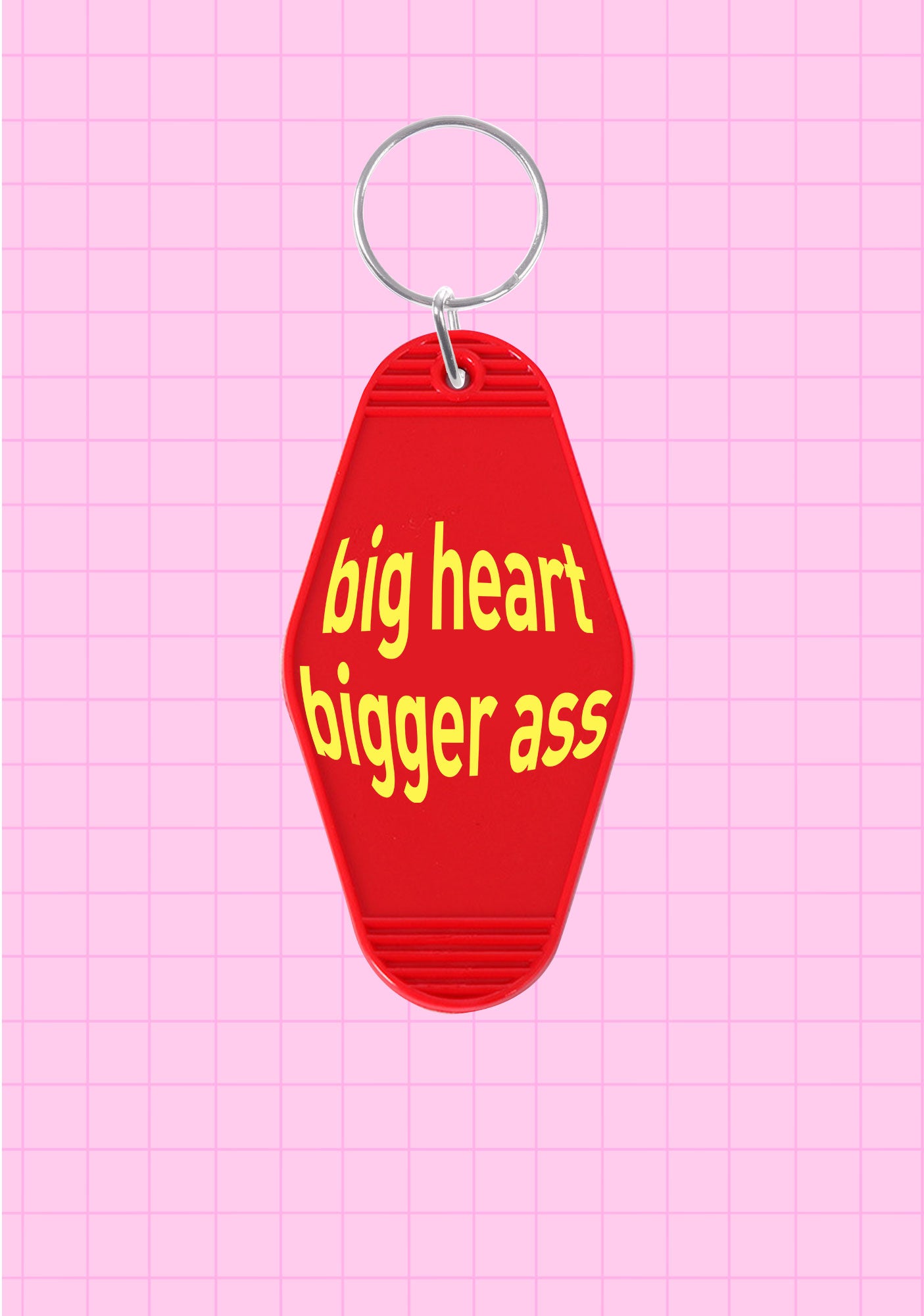 Big Heart 1Pc Y2K Hotel Keychain Cherrykitten