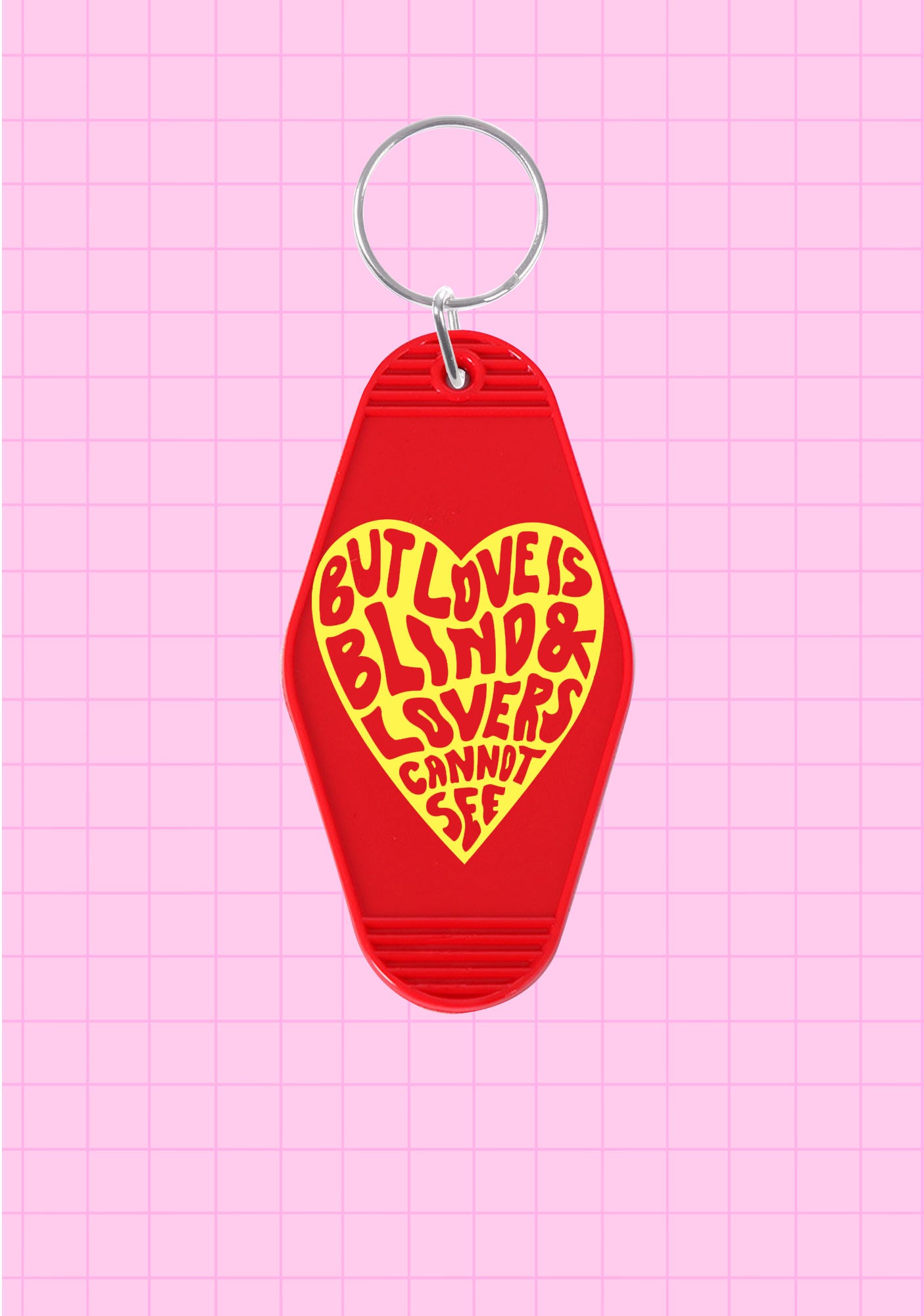 Love Is Blind 1Pc Y2K Hotel Keychain Cherrykitten
