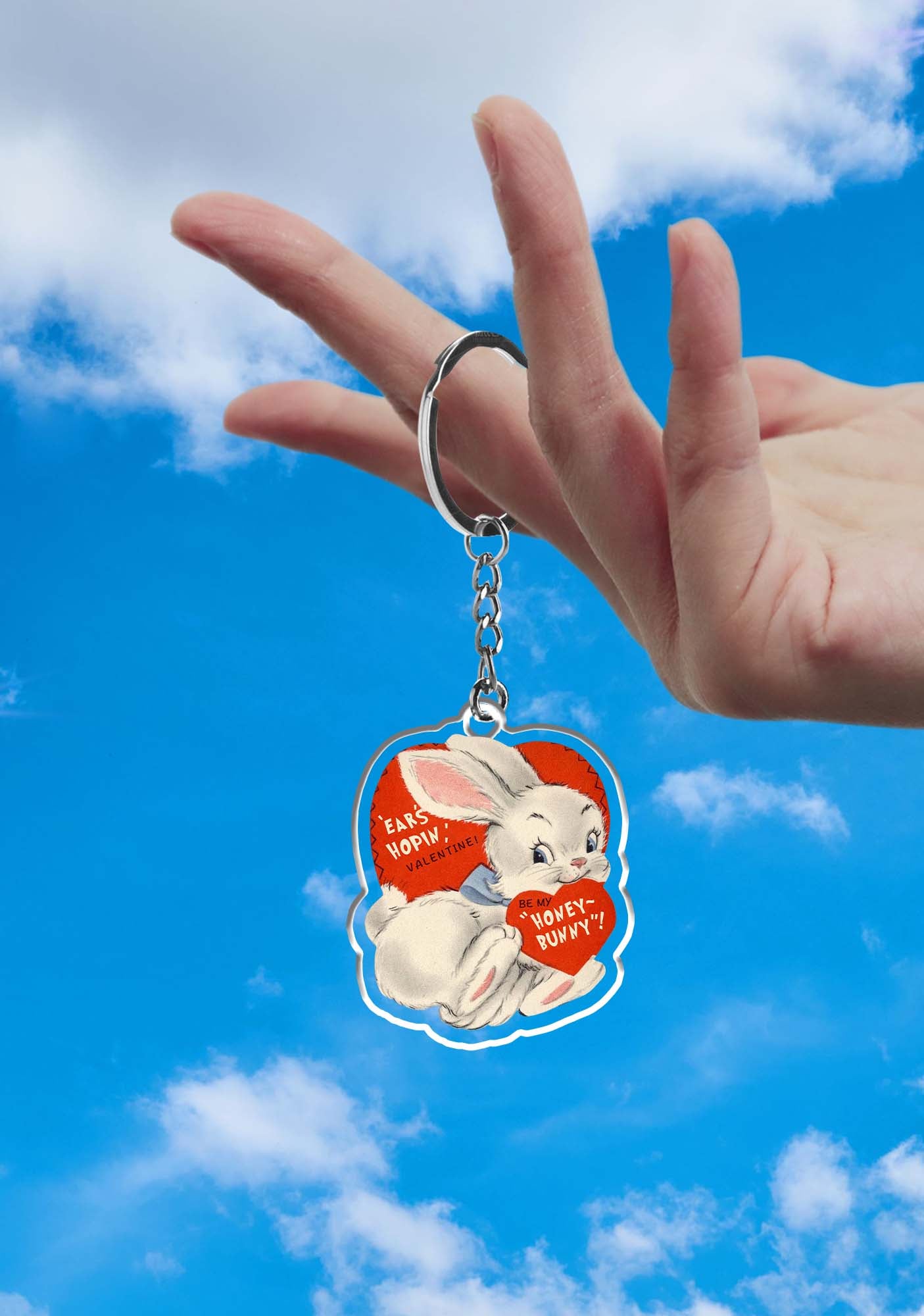Be My Honey Bunny 1Pc Y2K Keychain Cherrykitten