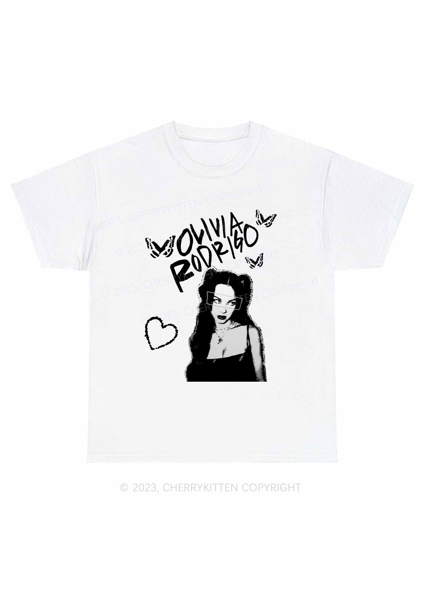 Vintage Portrait Y2K Chunky Shirt Cherrykitten