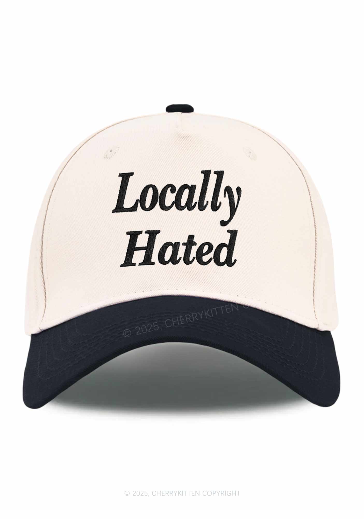 Locally Hated Y2K Color Block Baseball Cap Cherrykitten
