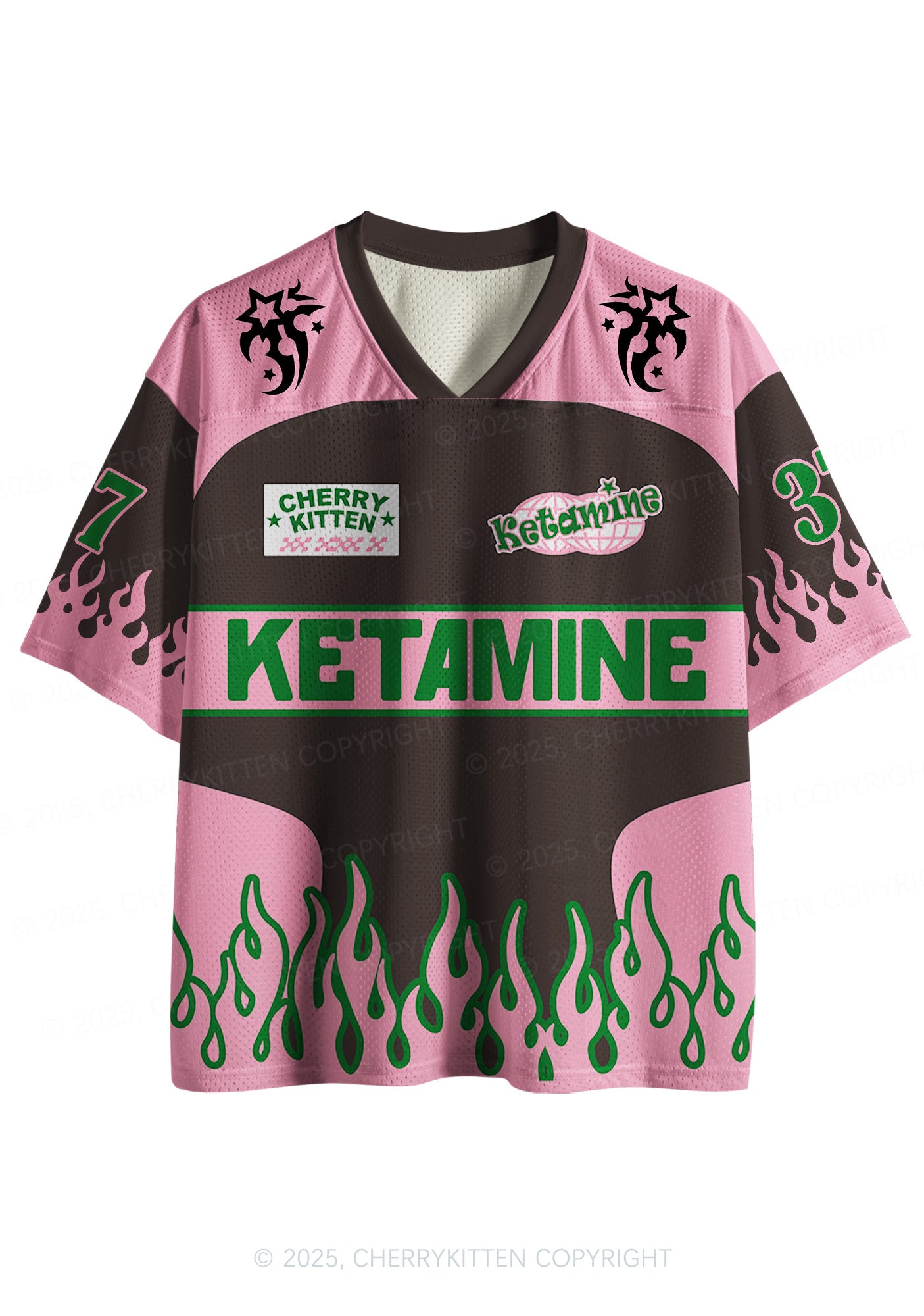 Custom Pink Ketamxxe Y2K Sport Jersey Shirts Cherrykitten