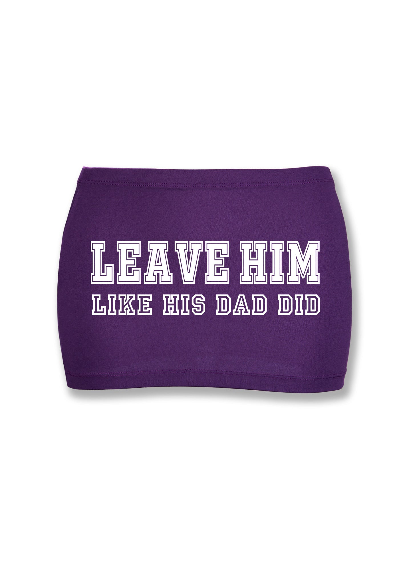 Leave Him Y2K Mini Hip Skirt Cherrykitten